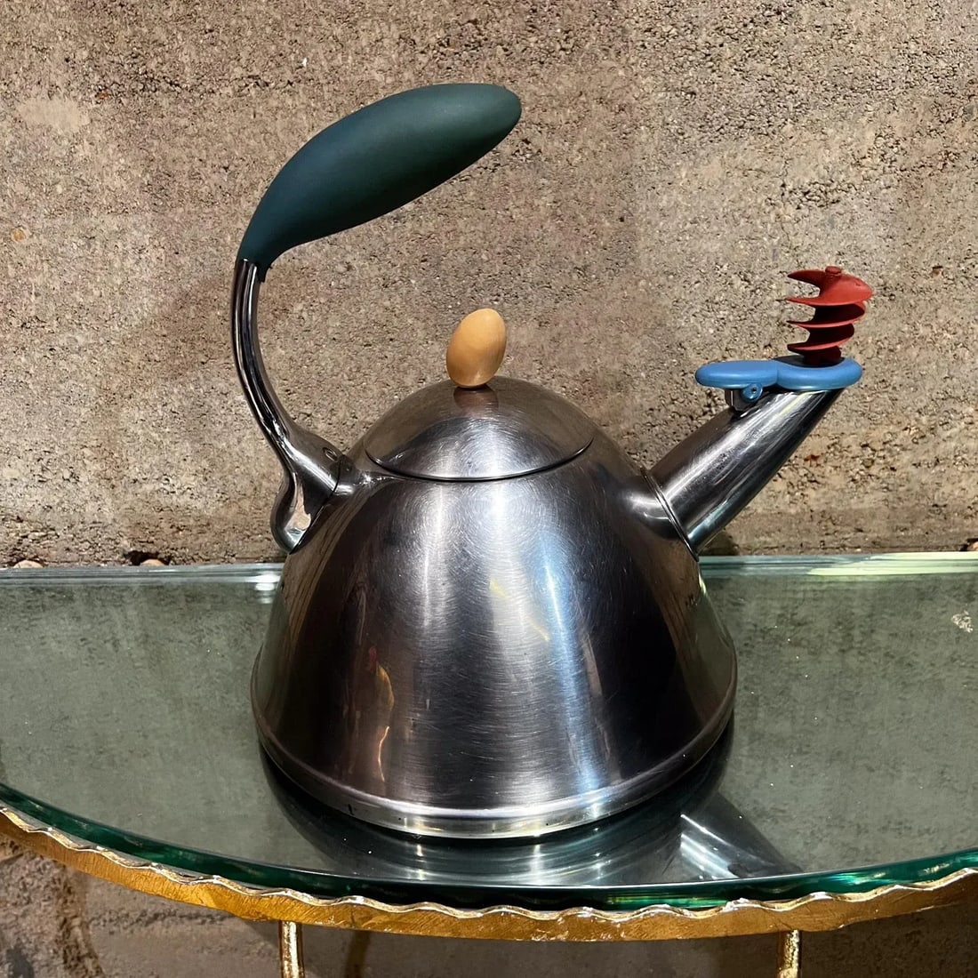 1980s Postmodern Tea Kettle Designed by Michael Graves - 6