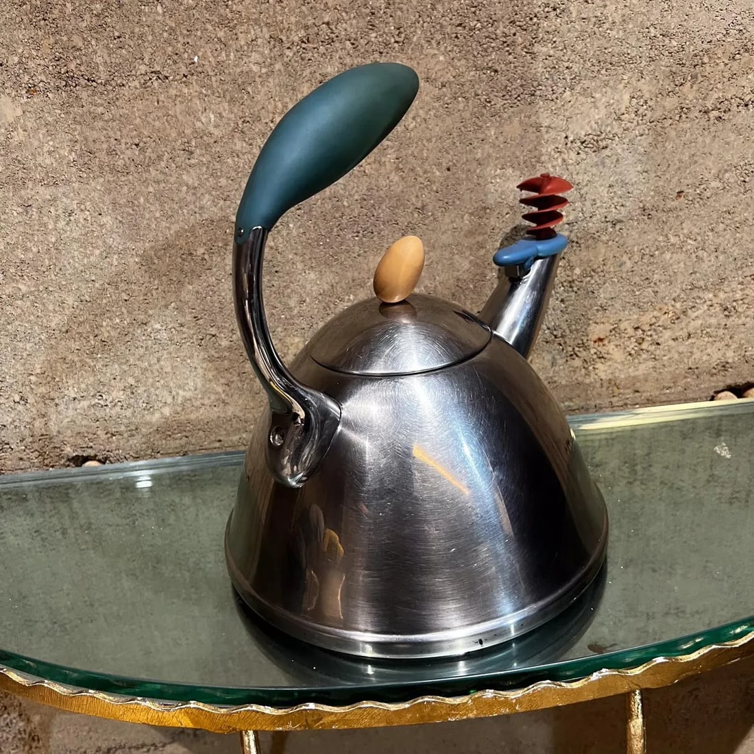 1980s Postmodern Tea Kettle Designed by Michael Graves - 8