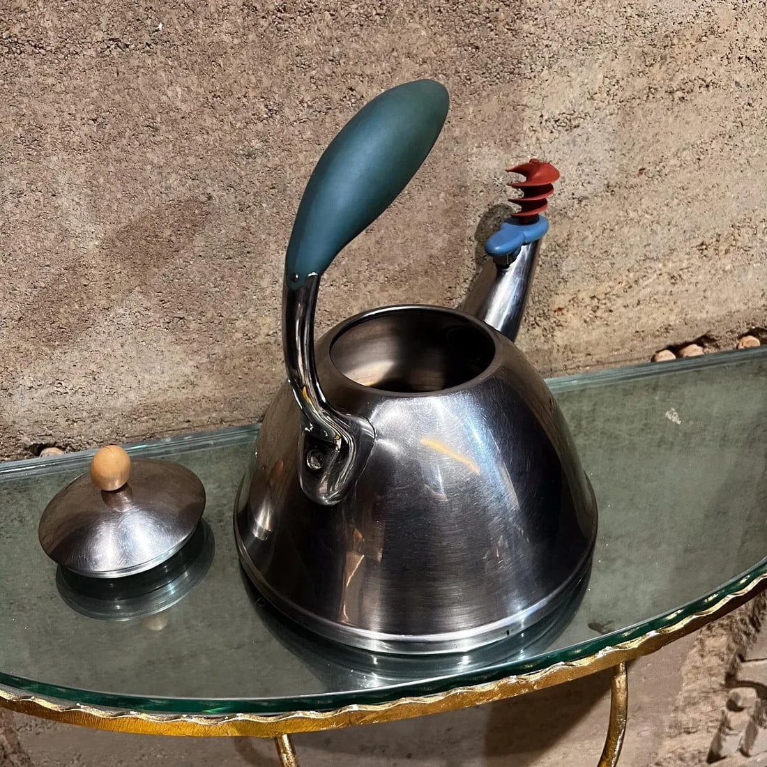 1980s Postmodern Tea Kettle Designed by Michael Graves - 9
