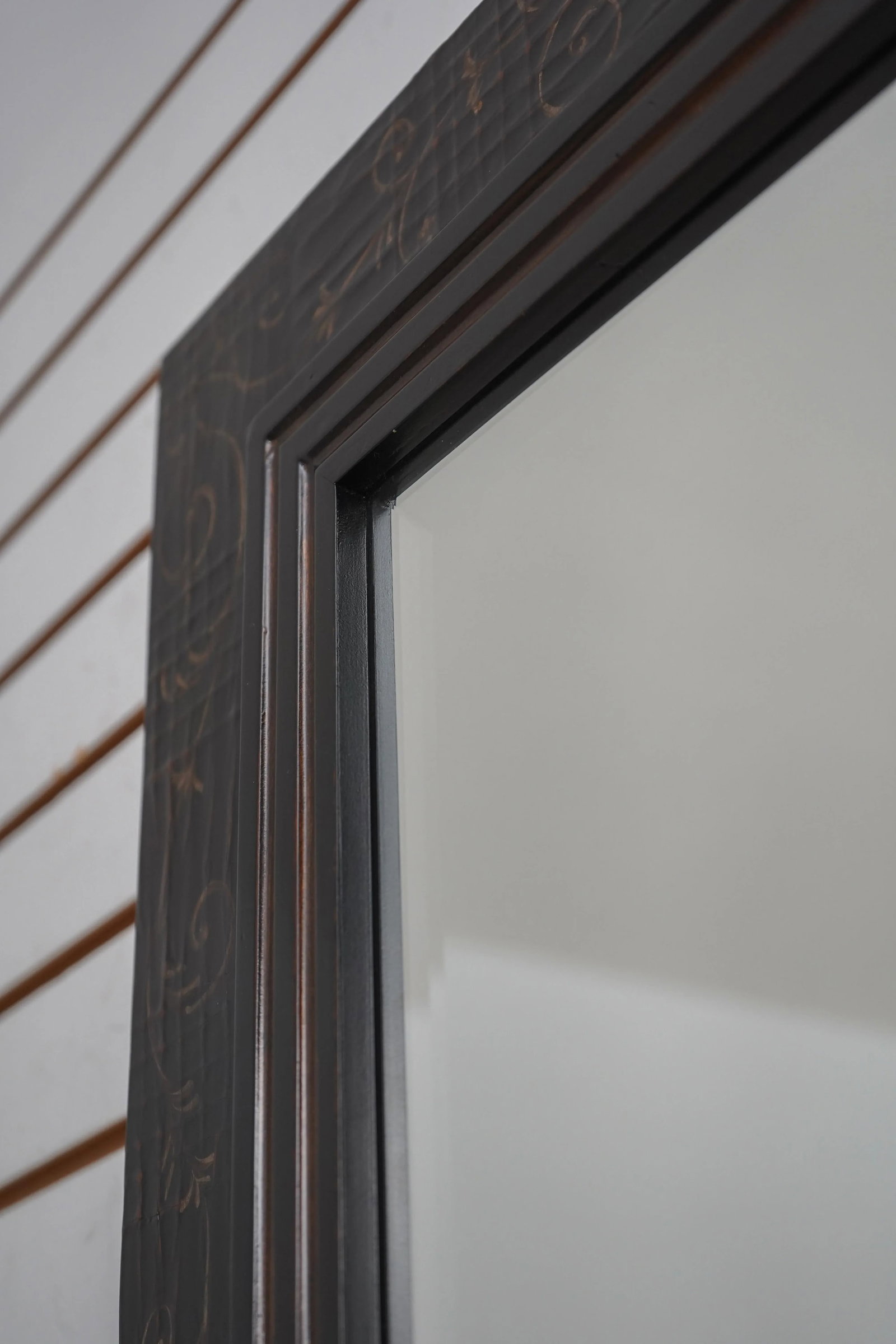 Woodbridge Paint Decorated Rectangular Mirror - 3