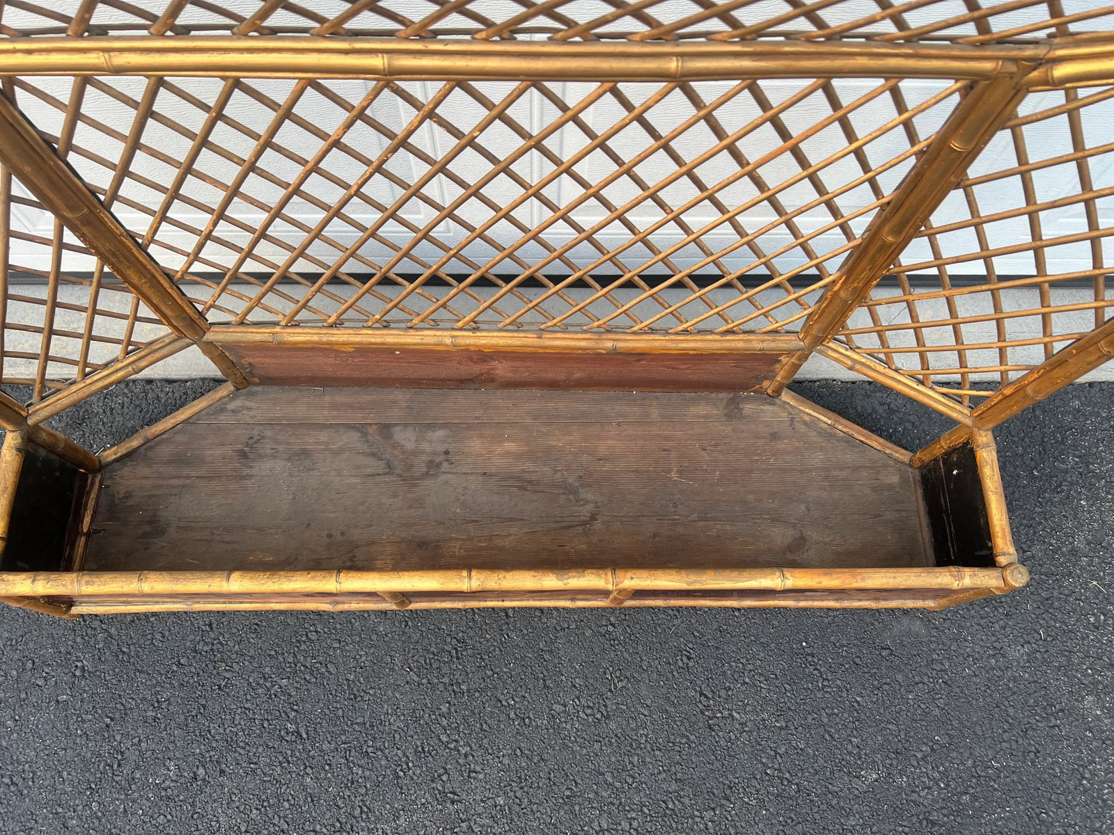 Fine & Unusual 19th Century Chinoiserie Decorated Gilt Bamboo Fire Screen - 6