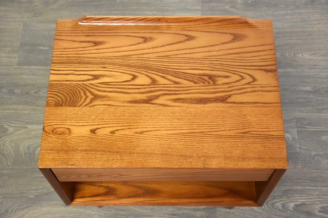 Heywood Wakefield Oak Nightstand - 5