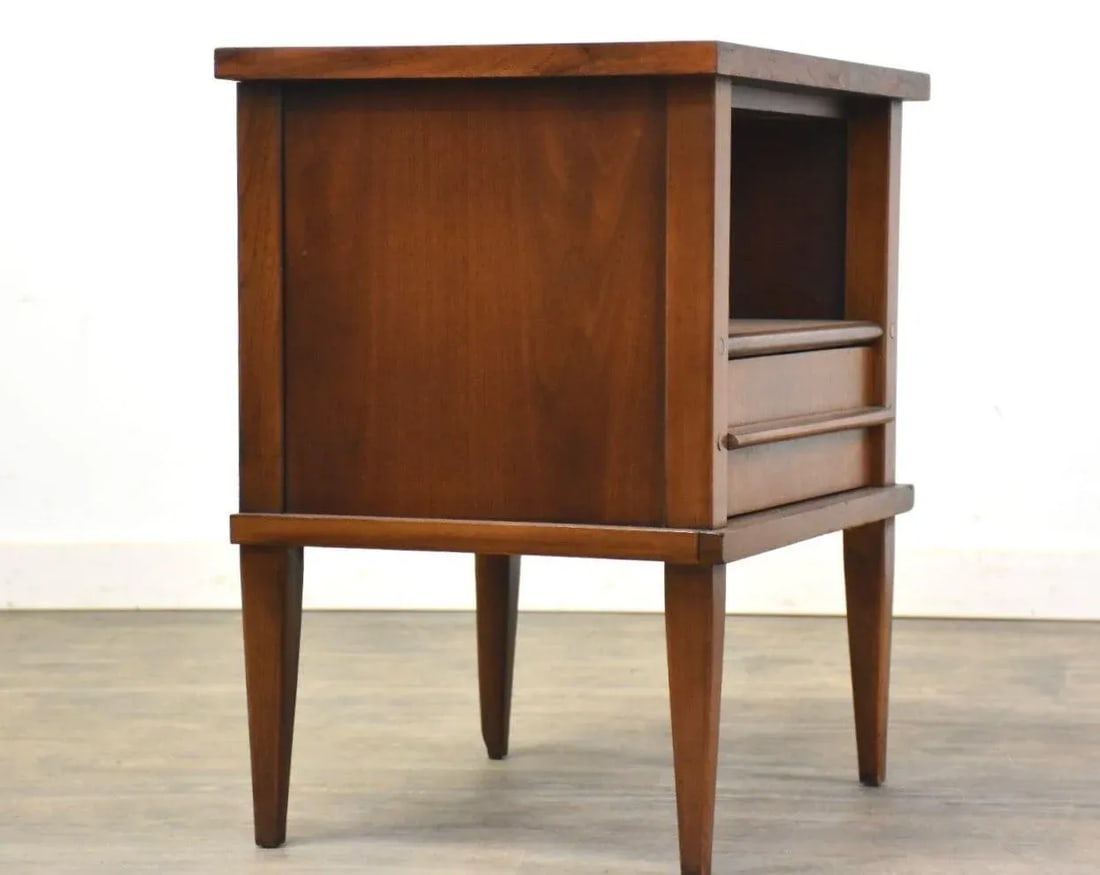 Walnut Nightstand by Kent Coffey Simplicite - 2