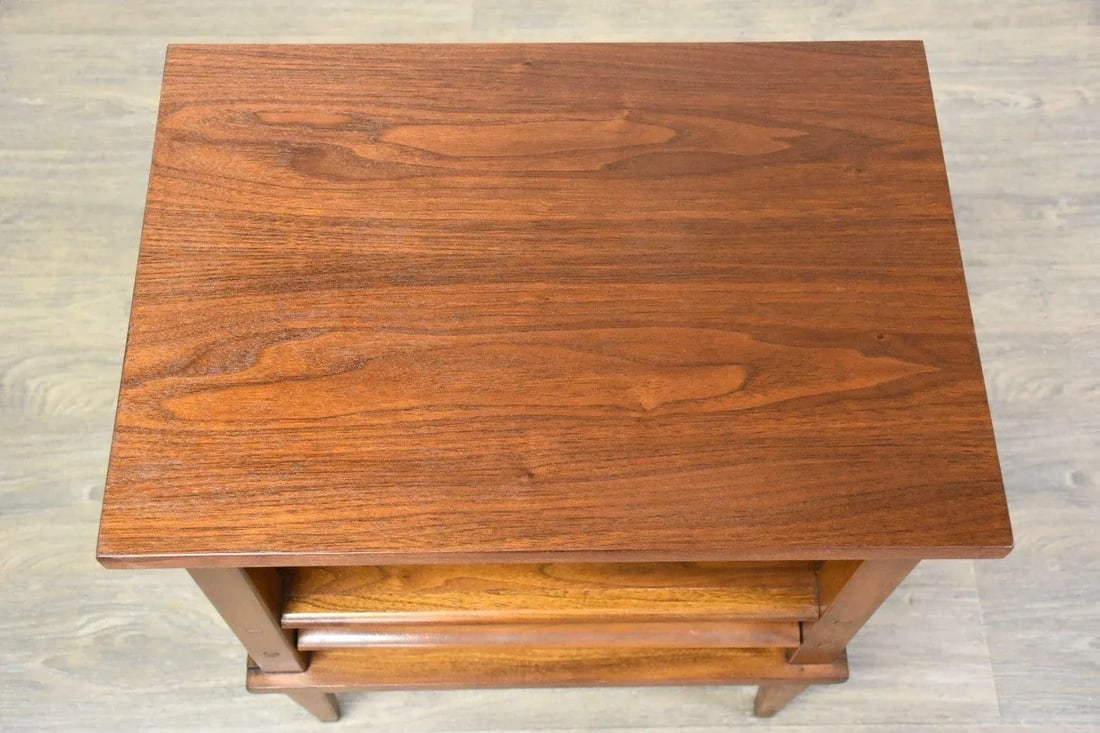 Walnut Nightstand by Kent Coffey Simplicite - 4