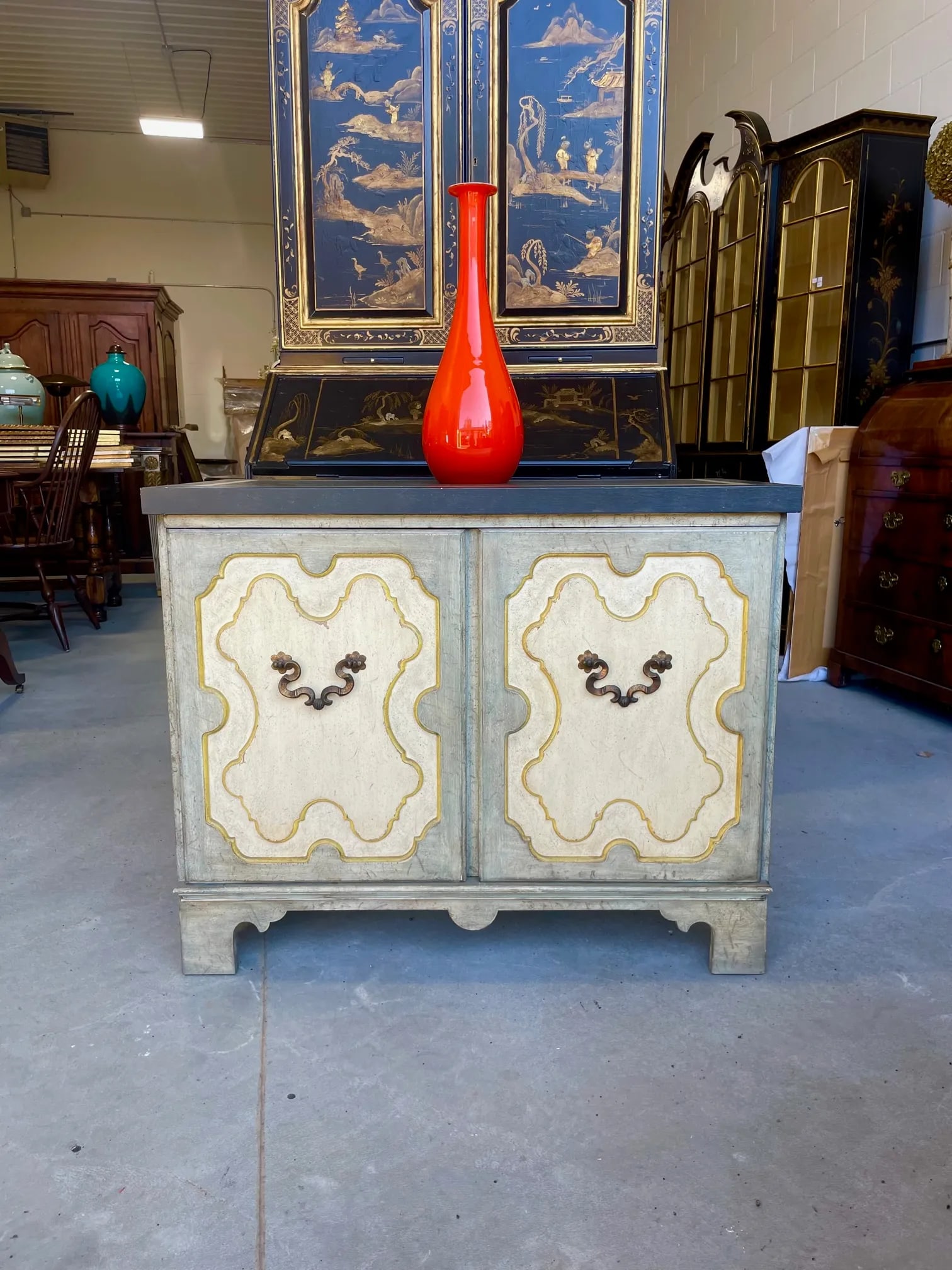 Late 20th Century Painted Commode - 10