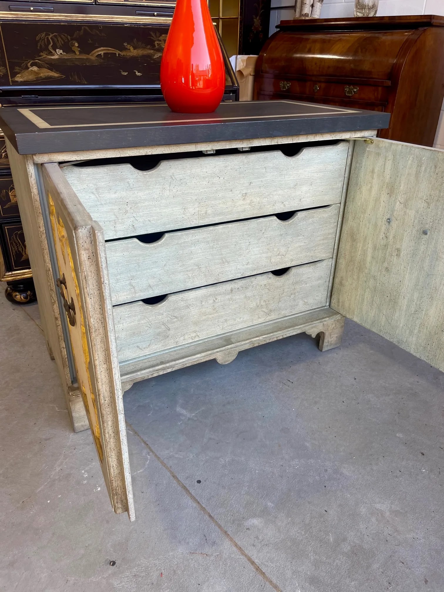 Late 20th Century Painted Commode - 4