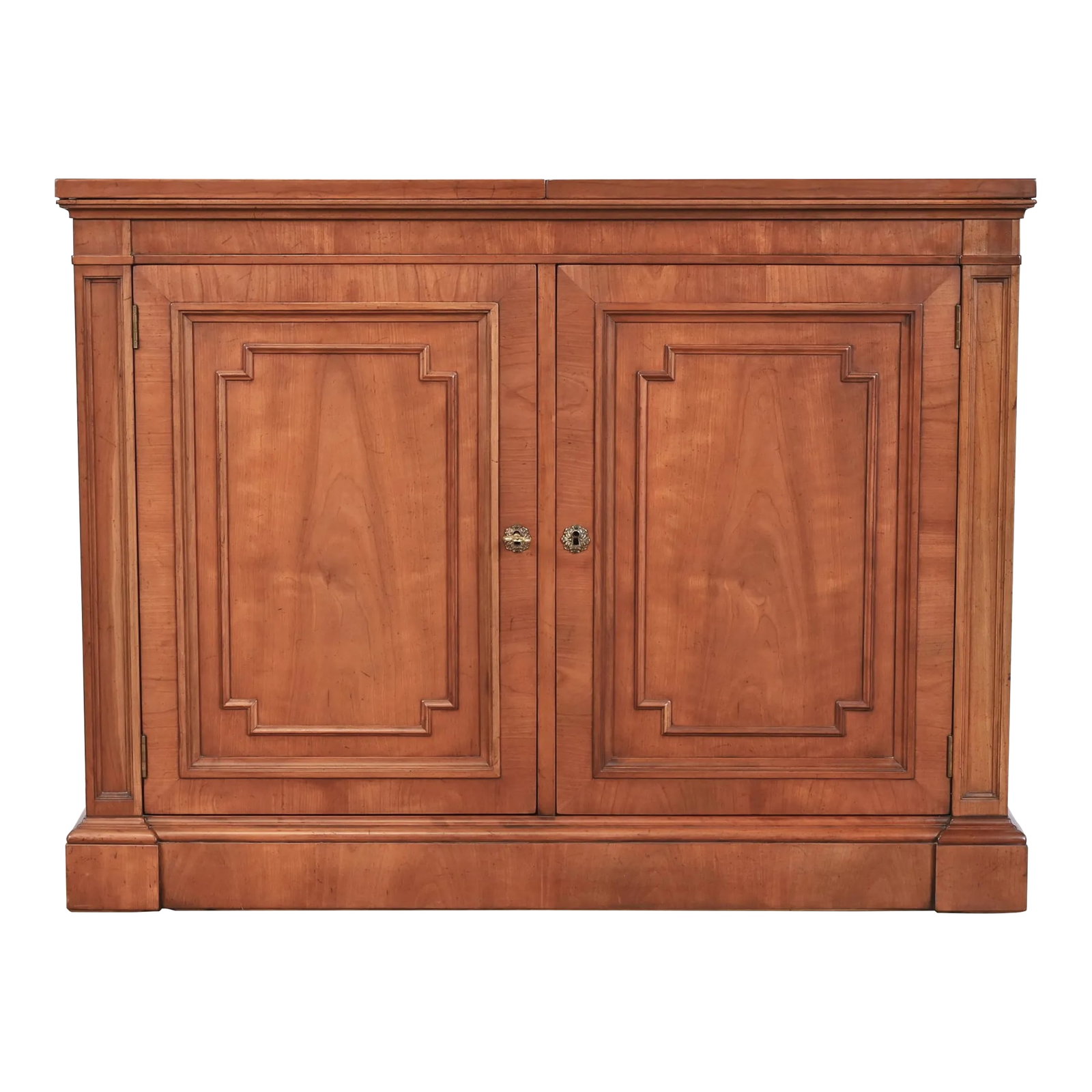 Kindel Grand Rapids 'Milano' Cherry Wood Rolling Buffet Server or Dry Bar - 1960s (1 of 9)