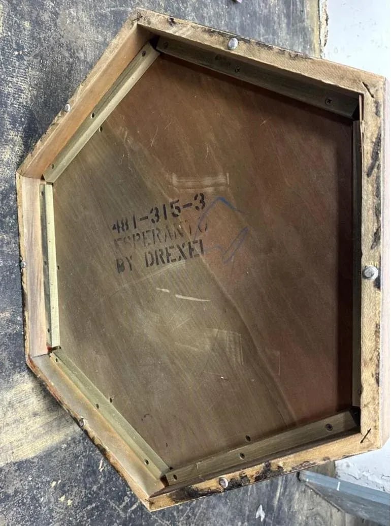 Jim Peed Drexel Esperanto Hexagon Table With Slate Top - 1960s Spanish Revival - 5