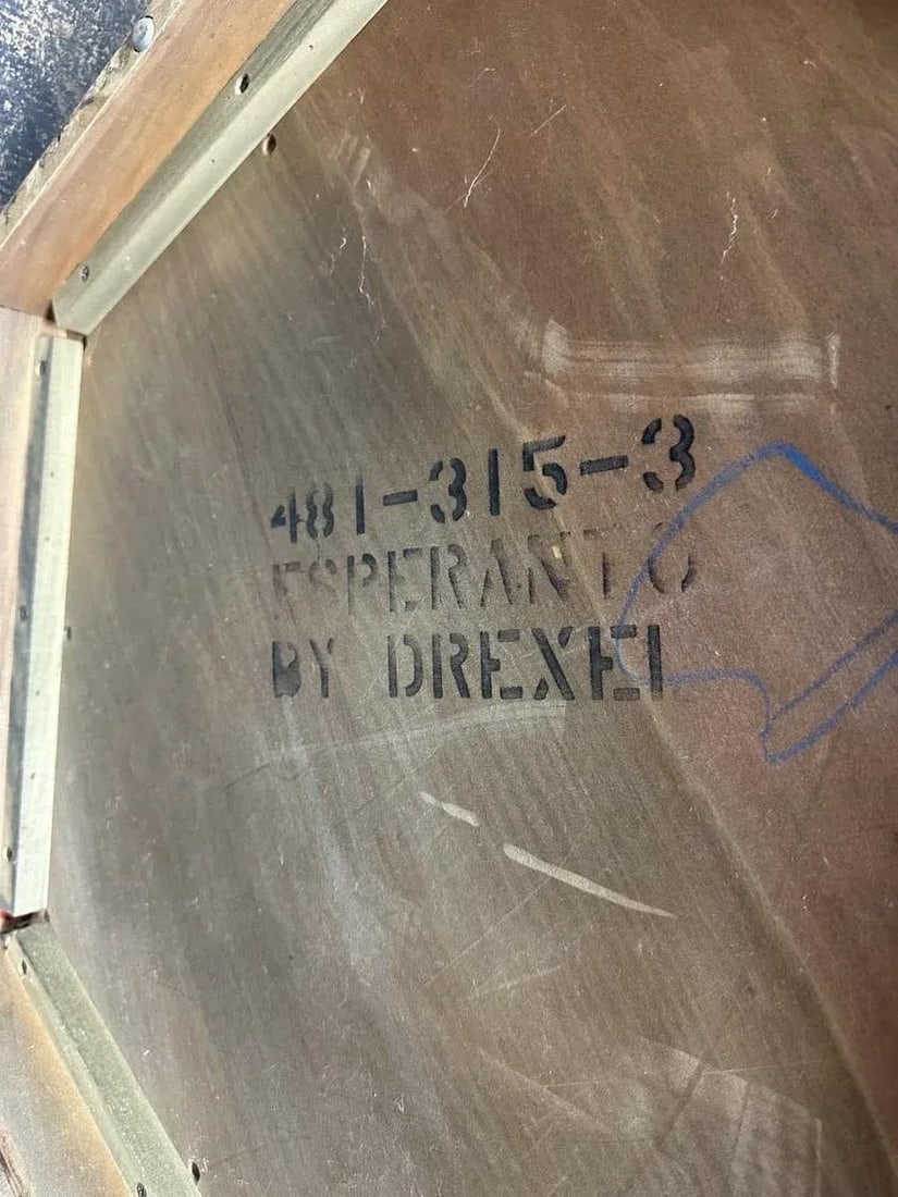 Jim Peed Drexel Esperanto Hexagon Table With Slate Top - 1960s Spanish Revival - 6