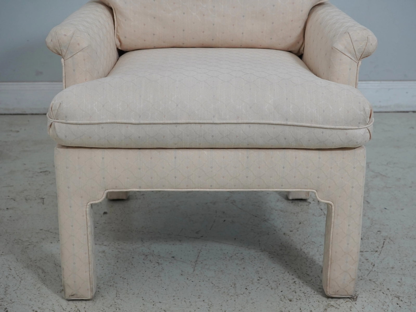 Pair Drexel Modern Design Upholstered Club Chairs - 6