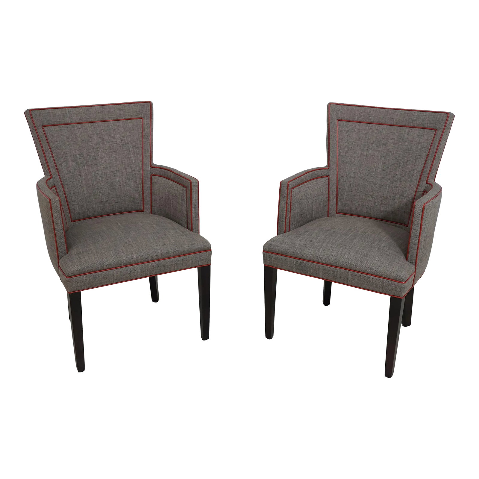 Pair Hickory Chair Modern Design Designer Armchairs (1 of 12)