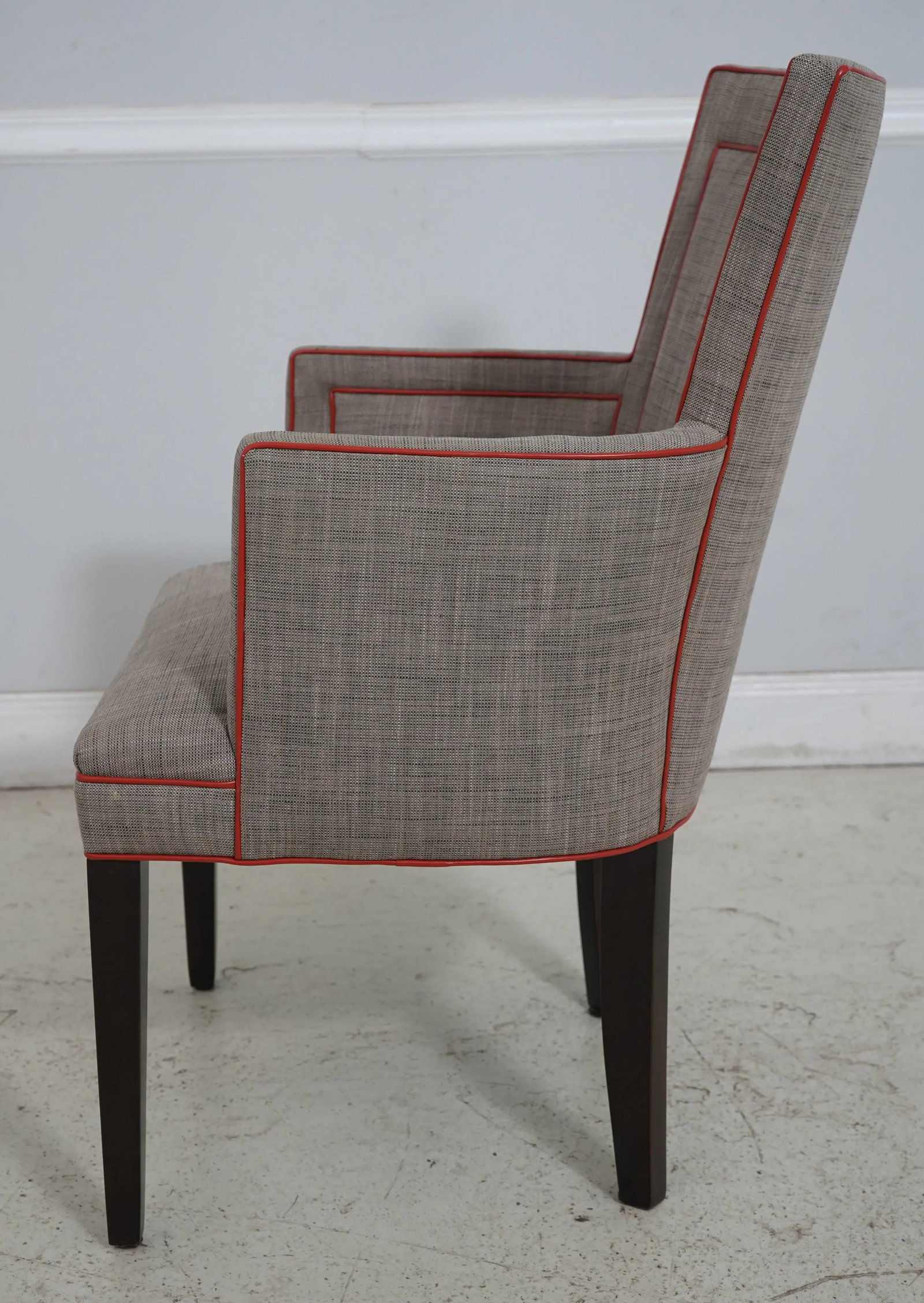 Pair Hickory Chair Modern Design Designer Armchairs - 3