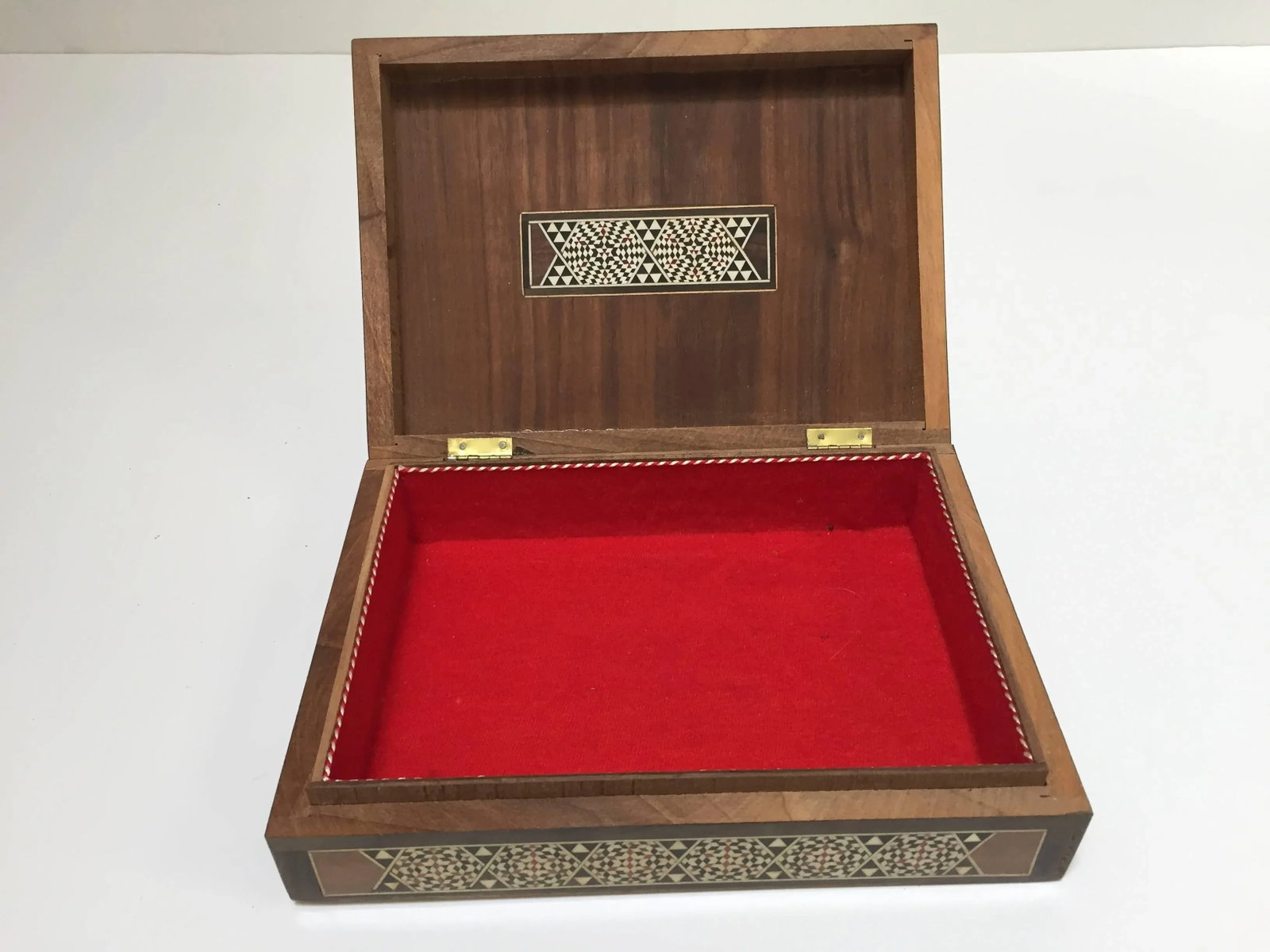 Middle Eastern Moorish Mosaic Inlay Jewelry Box - 6