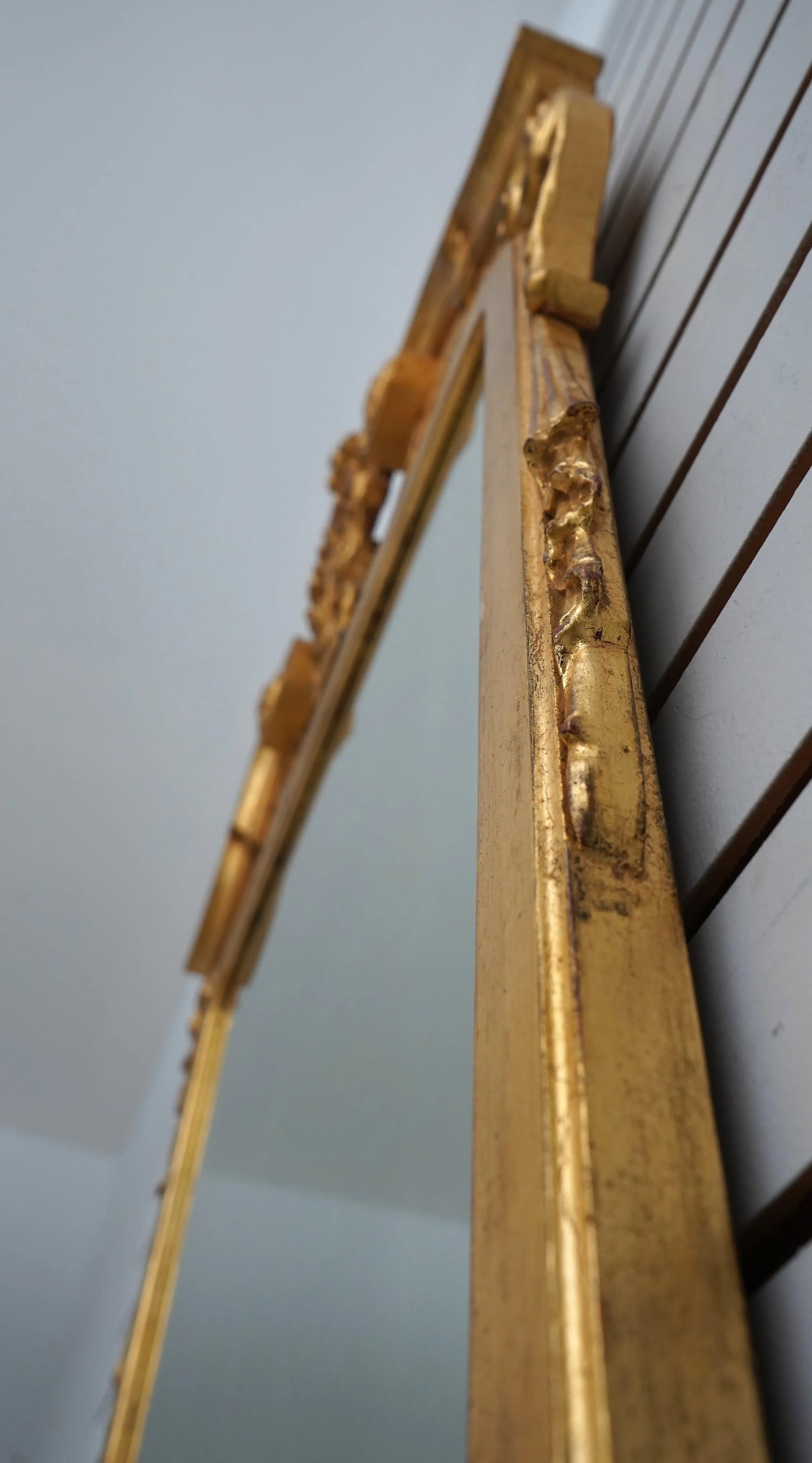 Italian Gold Gilt Renaissance Wall Mirror - 3
