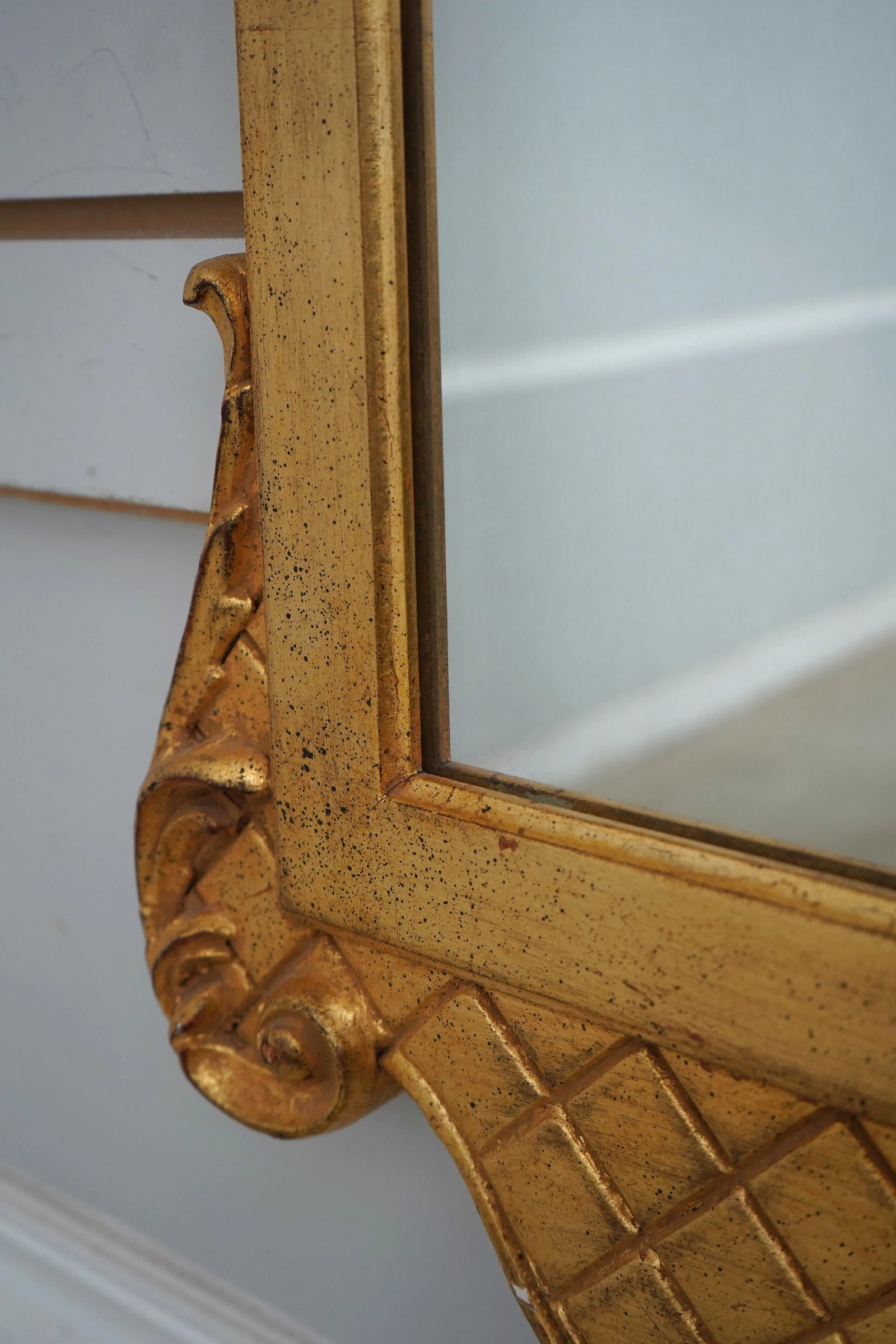 Italian Gold Gilt Renaissance Wall Mirror - 4
