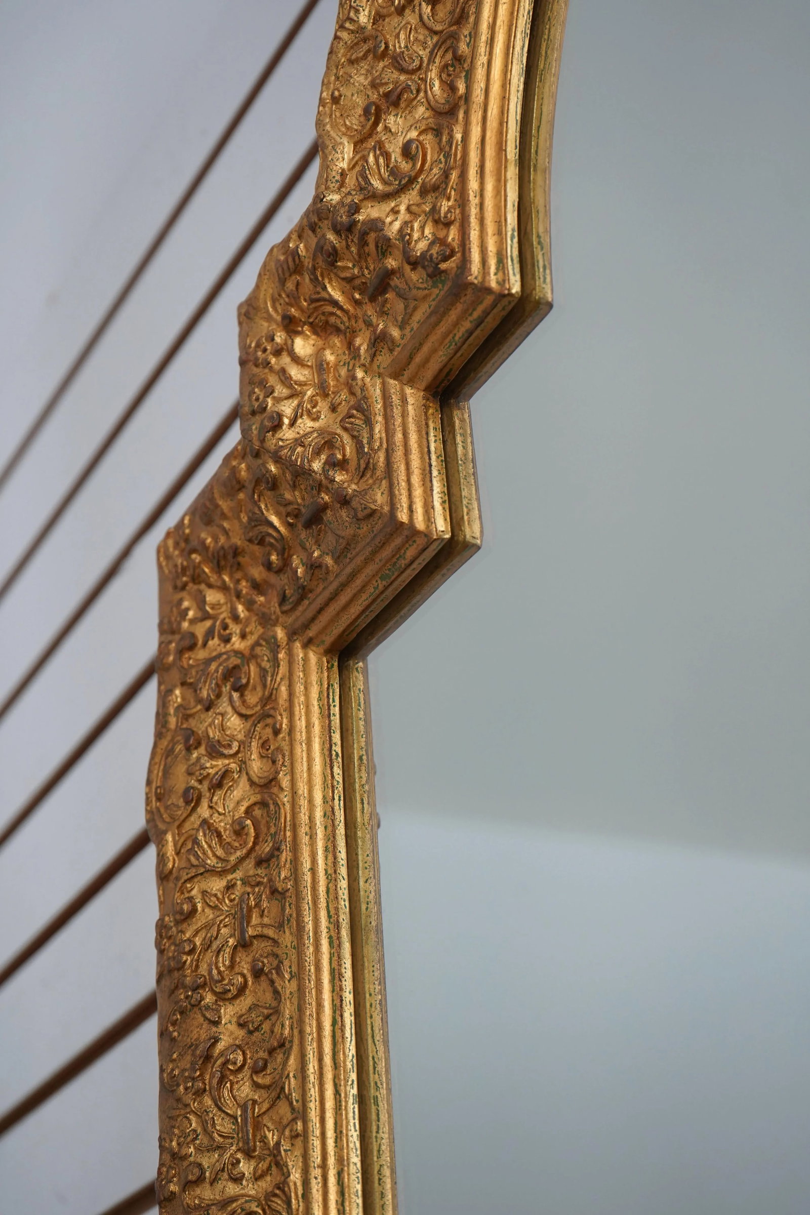 Carvers Guild Large Gold Frame French Style Mirror - 3