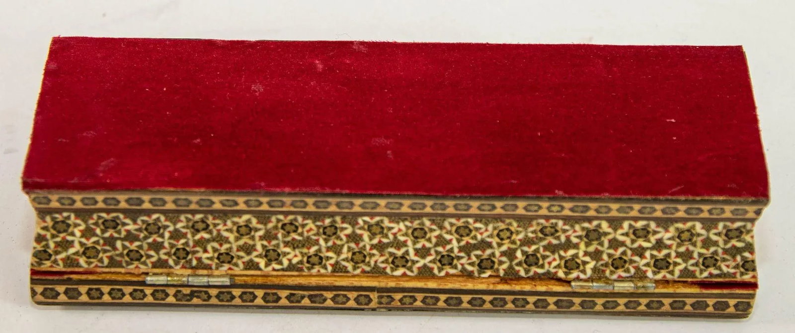 Micro Mosaic Moorish Inlaid Jewelry Pen Box - 8