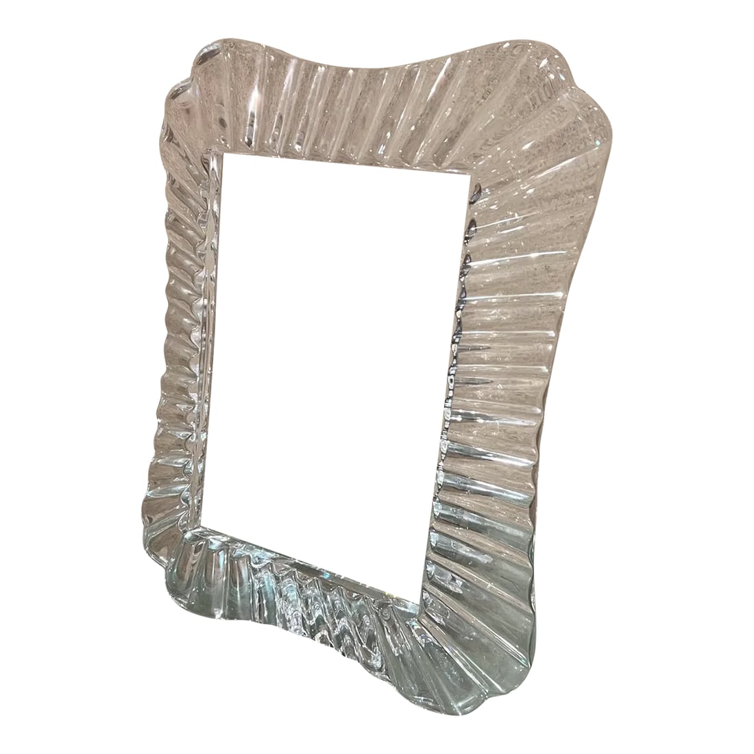 1990s Marquis Picture Frame Waterford Crystal Germany: AMBIANIC presents 1990s Marquis Waterford Crystal Picture Frame Germany 10.63 h x 8.75 w x 2.75 d stamped Marquis Waterford Crystal Germany Preowned vintage condition Refer to images provided.