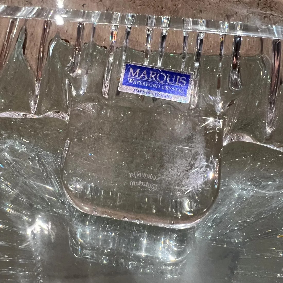 1990s Marquis Picture Frame Waterford Crystal Germany - 5