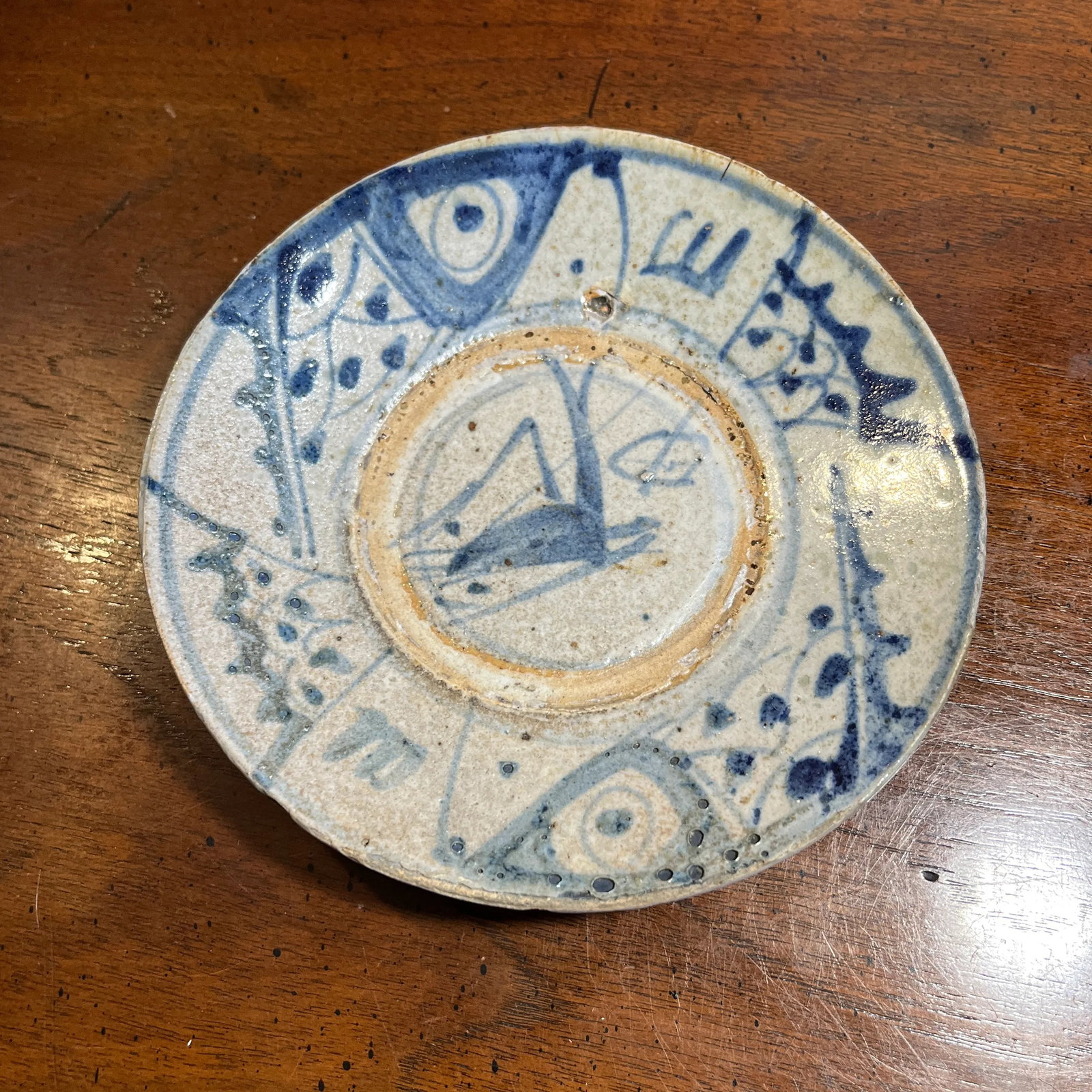 Antique 19th Century Chinese Export Porcelain Plates- Set of 3 - 5