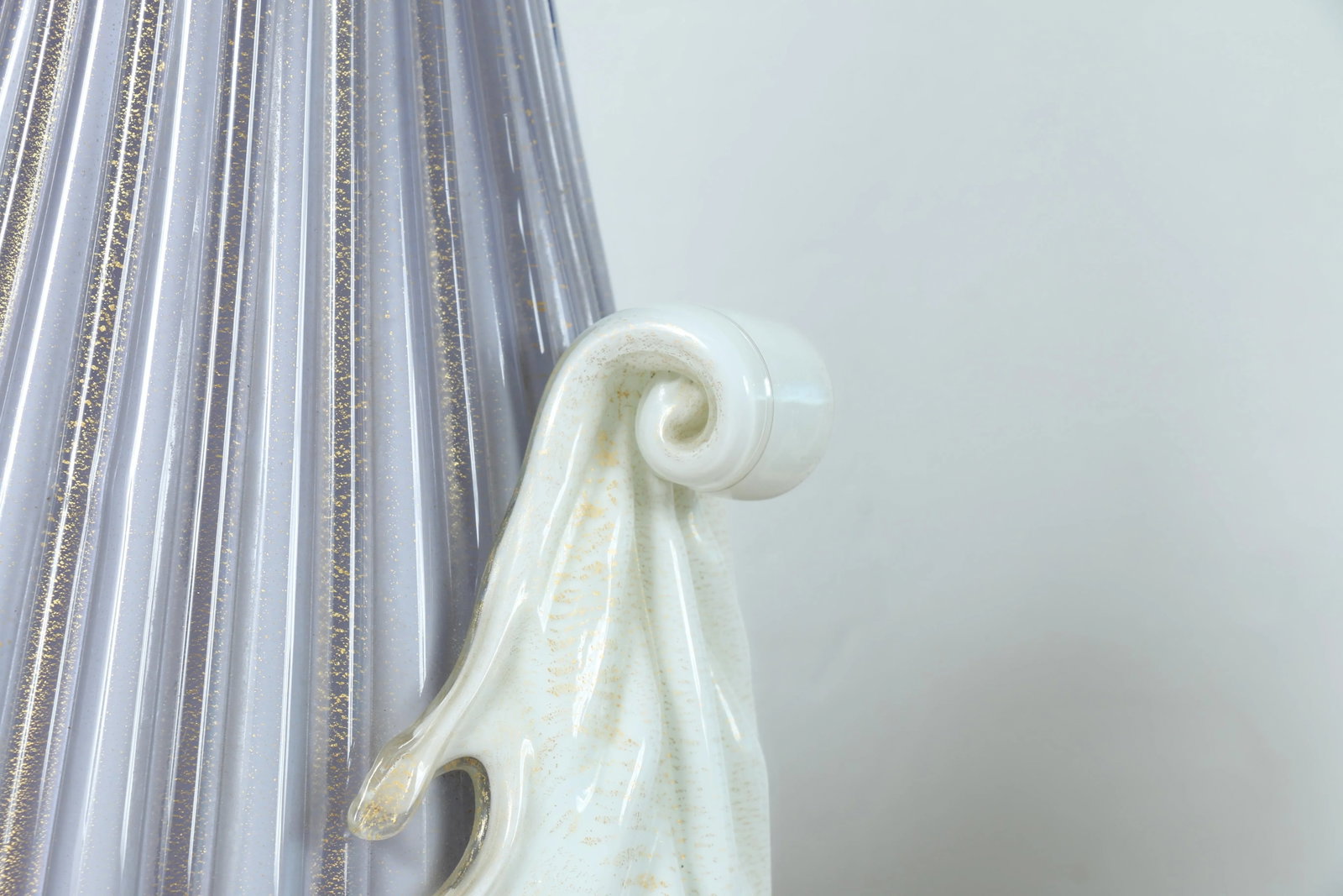 Italian Murano Glass Tall Table Lamps - 11