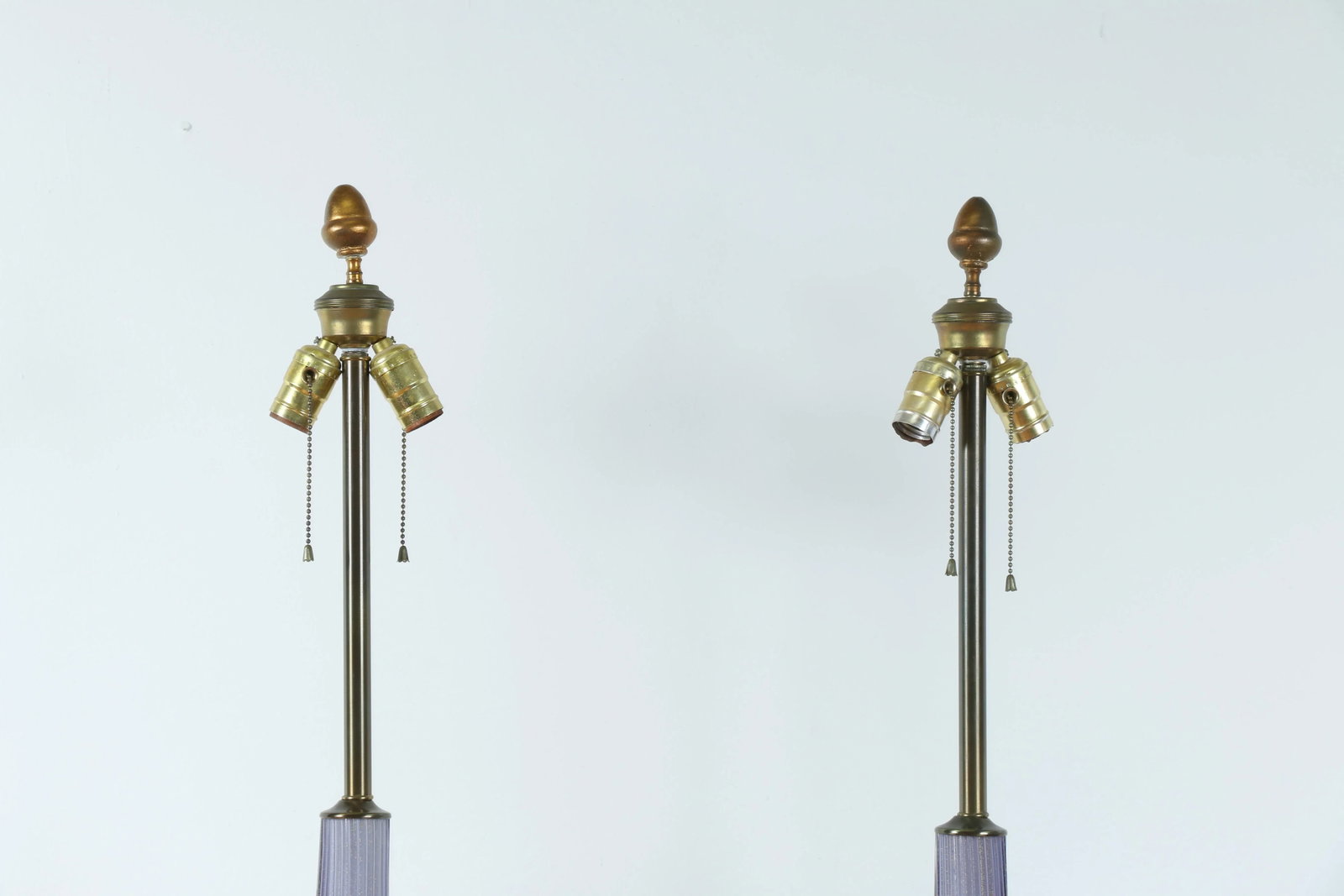 Italian Murano Glass Tall Table Lamps - 2