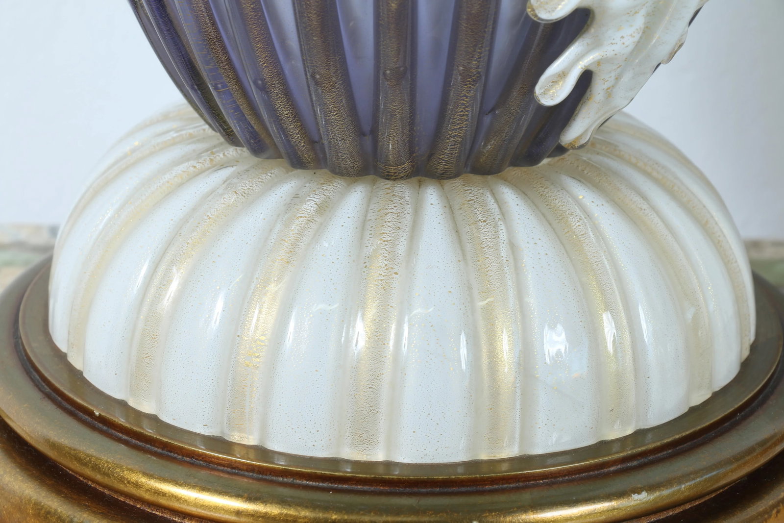 Italian Murano Glass Tall Table Lamps - 9