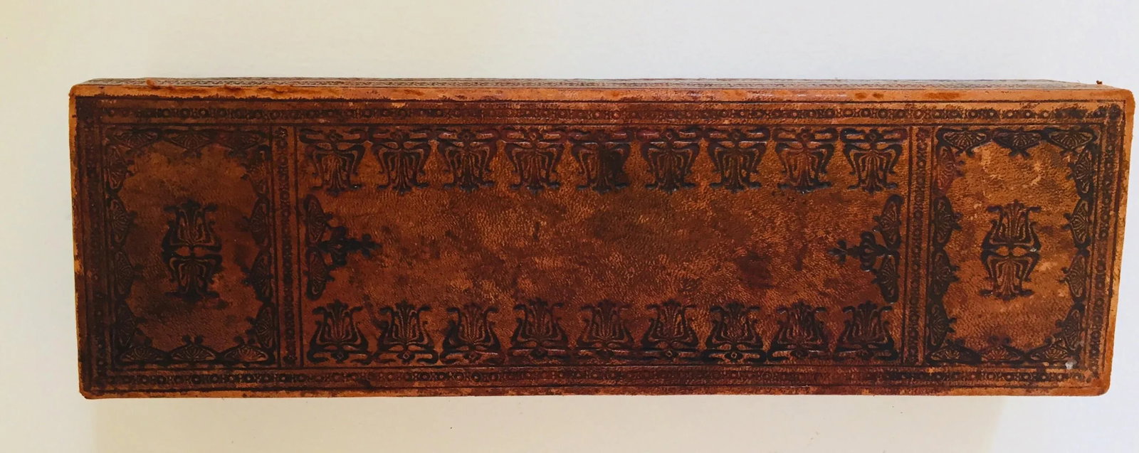 Antique French "A La Marquise De Sevigne Paris" Glove Box - 5