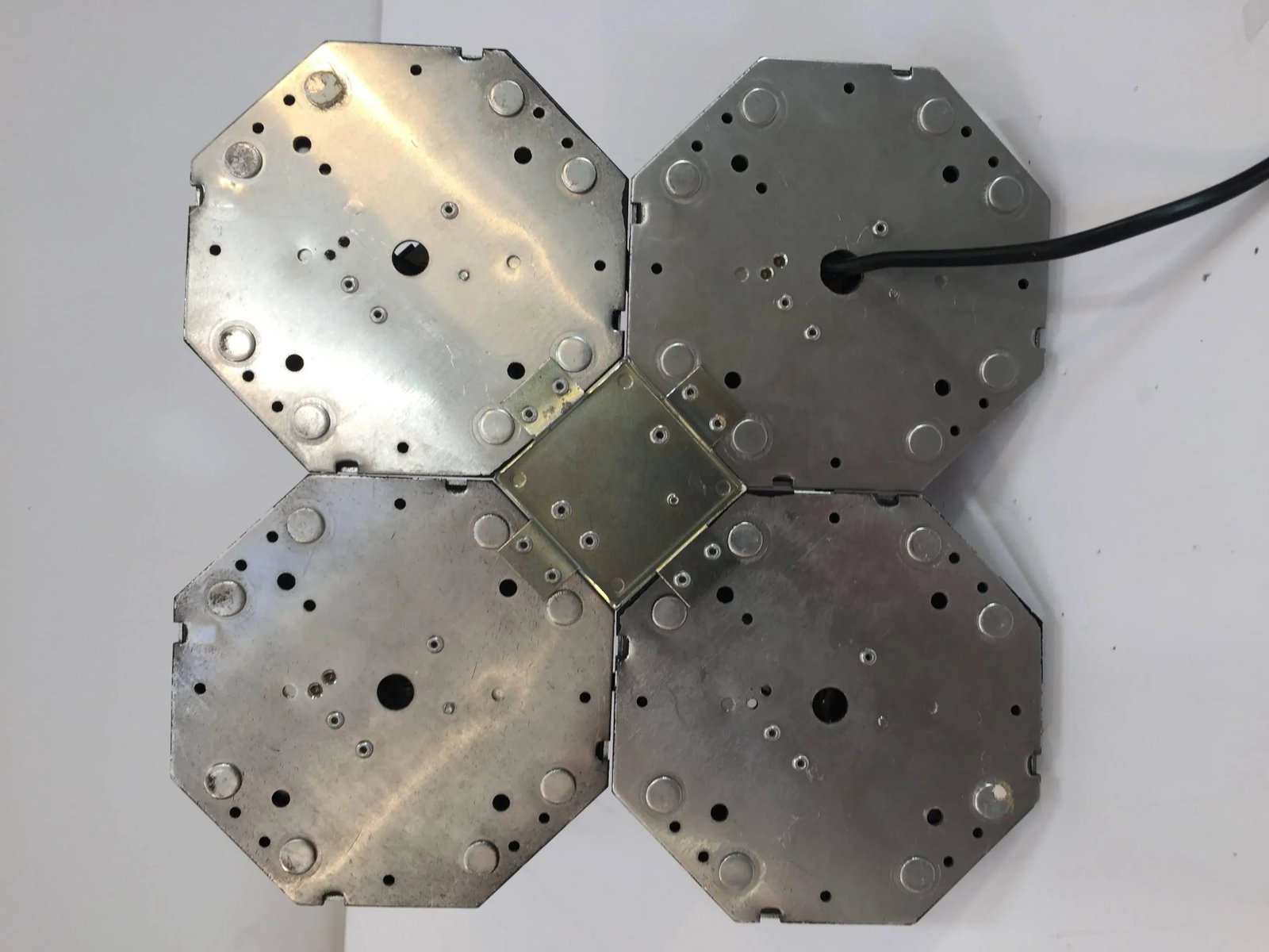 1970s Large Modular Wall or Ceiling Lamp by Motoko Ishii for Staff - 10
