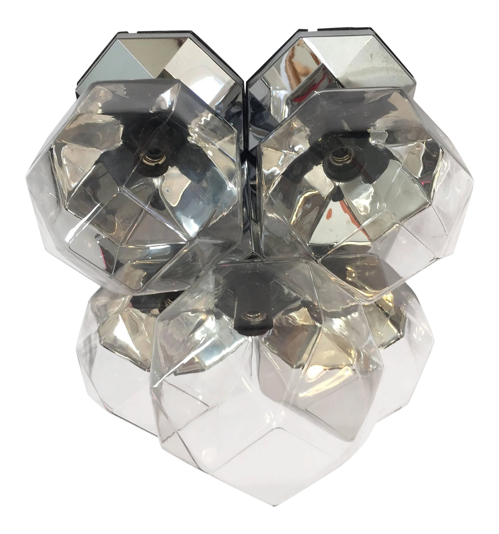 1970s Large Modular Wall or Ceiling Lamp by Motoko Ishii for Staff (1 of 11)