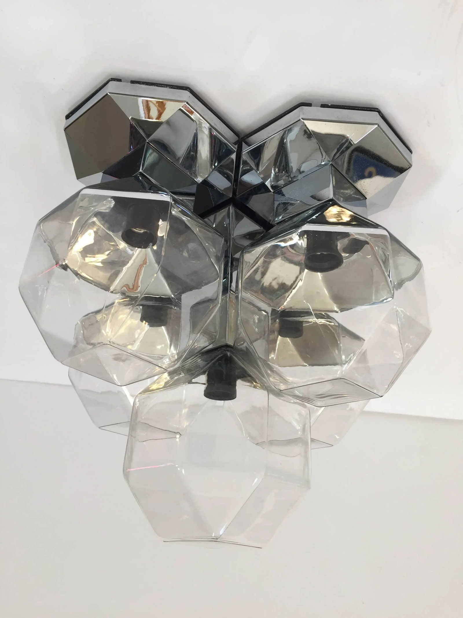 1970s Large Modular Wall or Ceiling Lamp by Motoko Ishii for Staff - 3