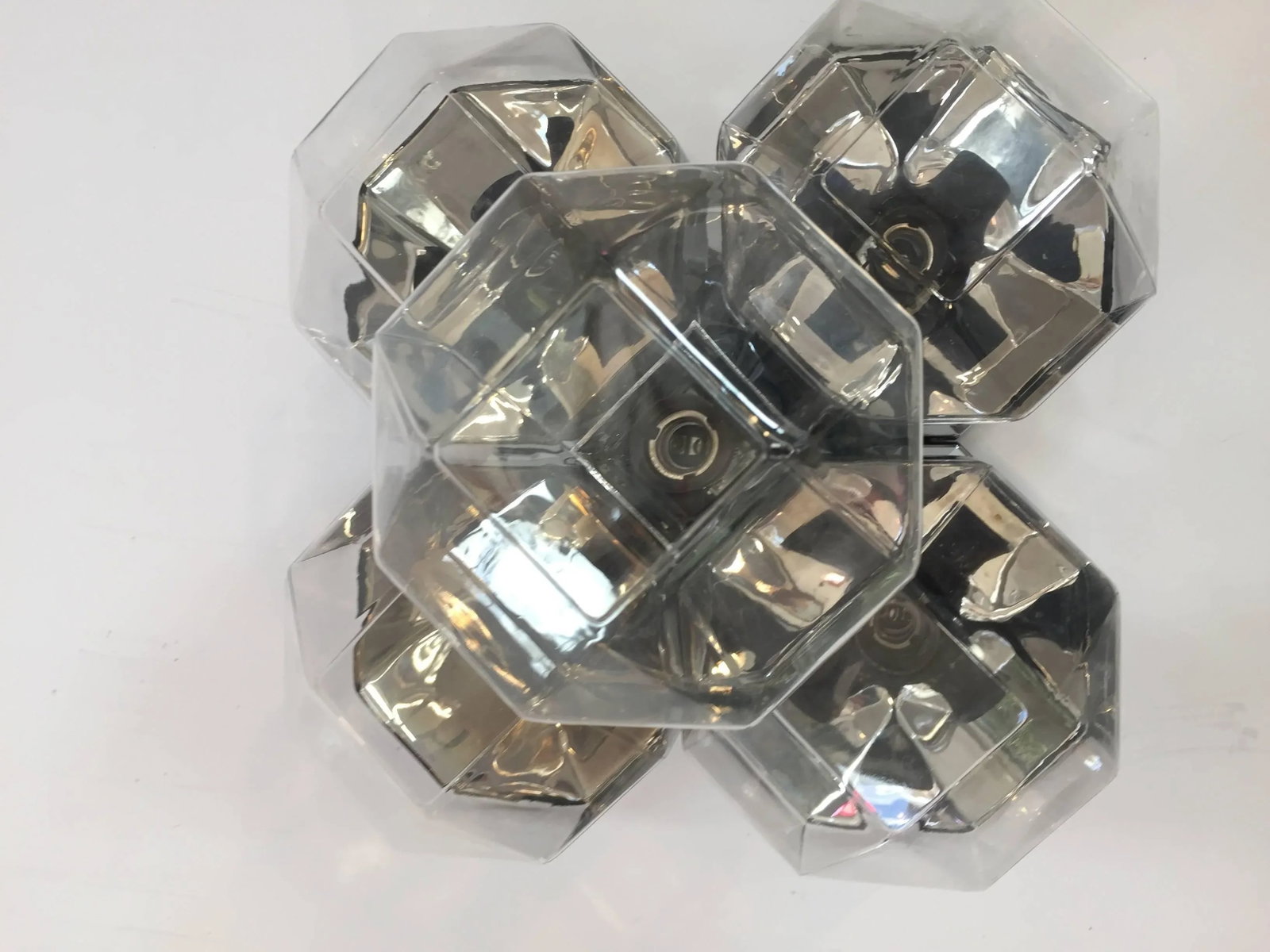 1970s Large Modular Wall or Ceiling Lamp by Motoko Ishii for Staff - 5