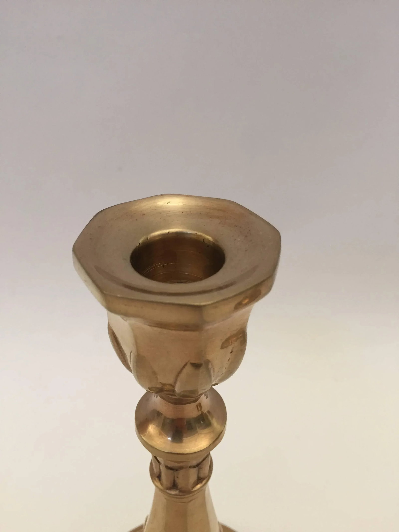 Pair of Antique Victorian Candlesticks - 8