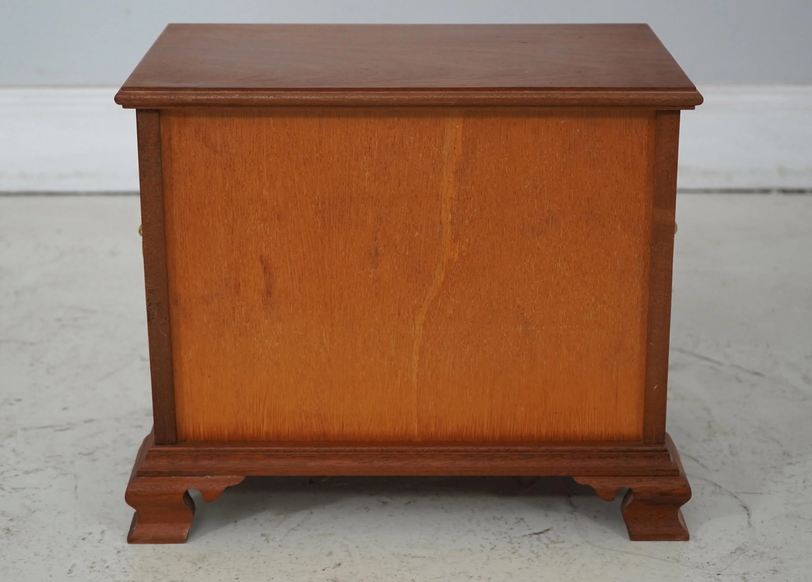 Bench Made Chippendale Style 2 Door Walnut Jewelry Box - 12