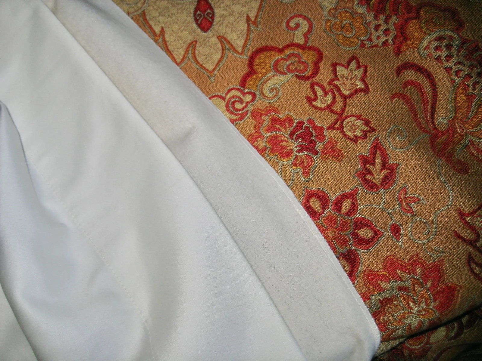 Pair of 1980s Jaquart Chinoiserie Curtain Drapes - 11