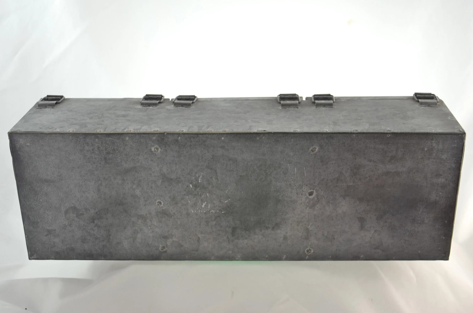 Three Window Zinc Storage/Display Box - 6