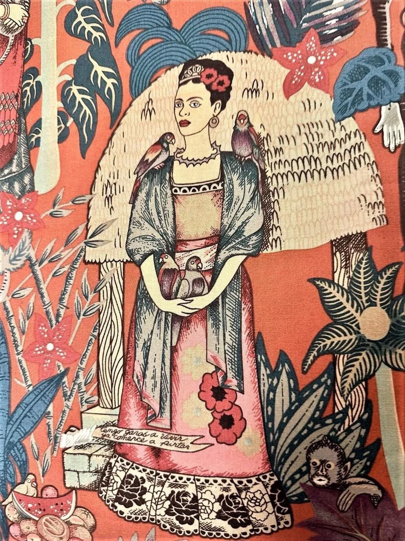 Vintage Schoonbeck/Henredon Armchair With 'Frida's Garden' Chintz and Apricot Kravet Upholstery - 3