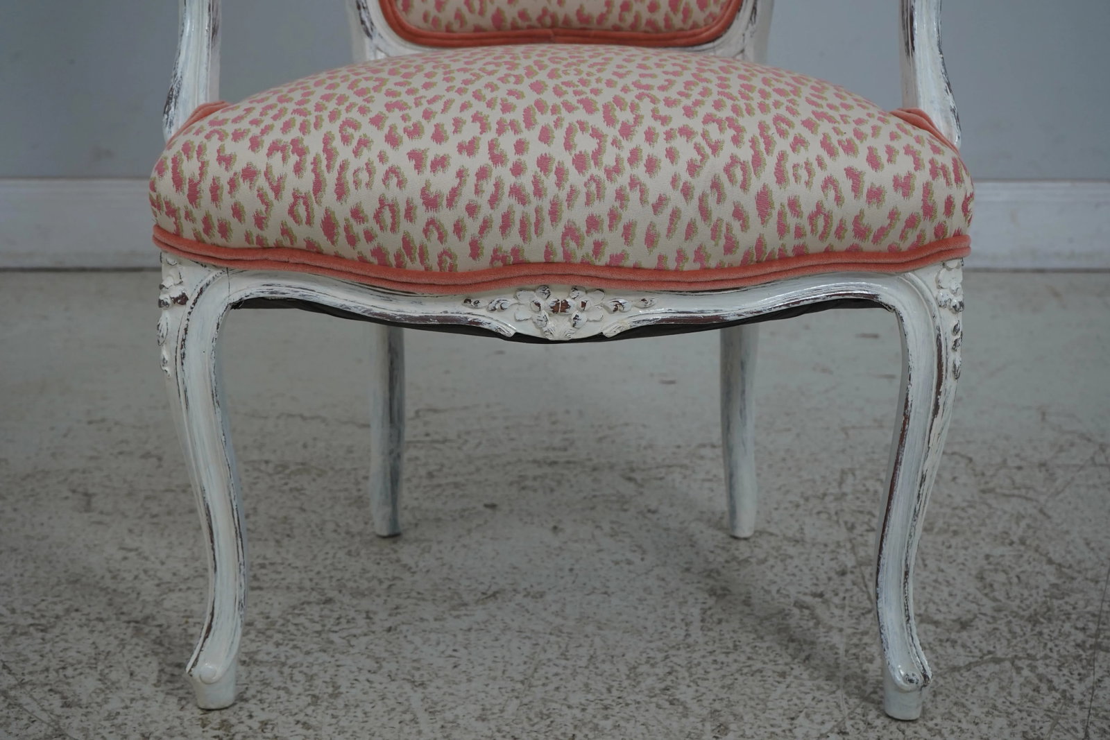 Pair Newly Upholstered French Louis XV Armchairs - 7