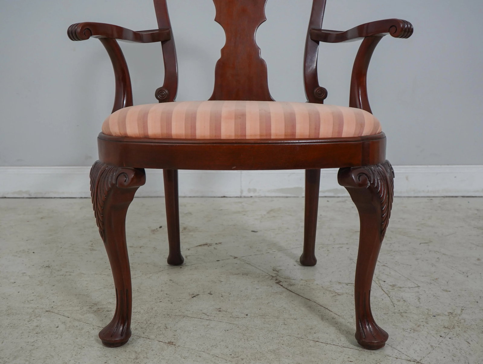 Pair of Baker Historic Charleston Mahogany Dining Room Arm Chairs - 6
