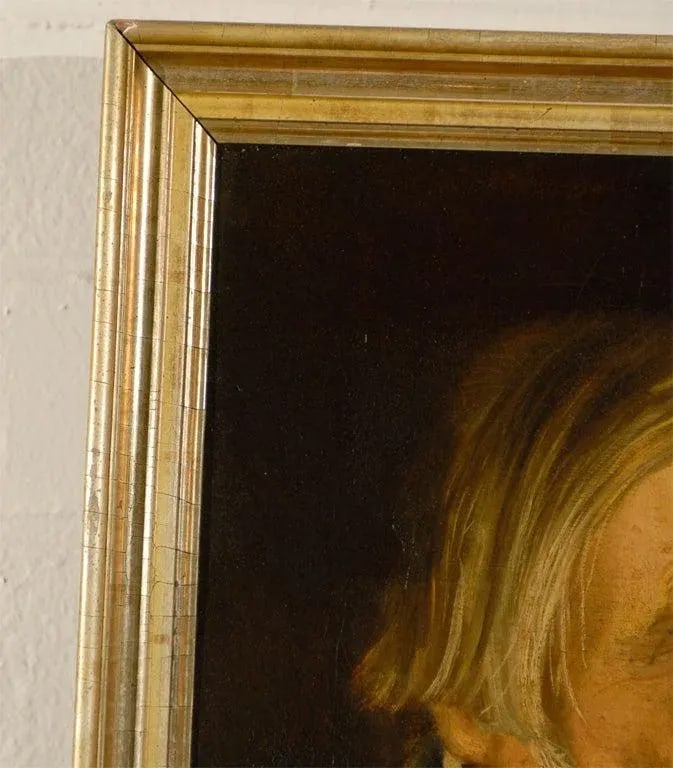 Antique Swedish Oil Portrait of Gentleman - 6