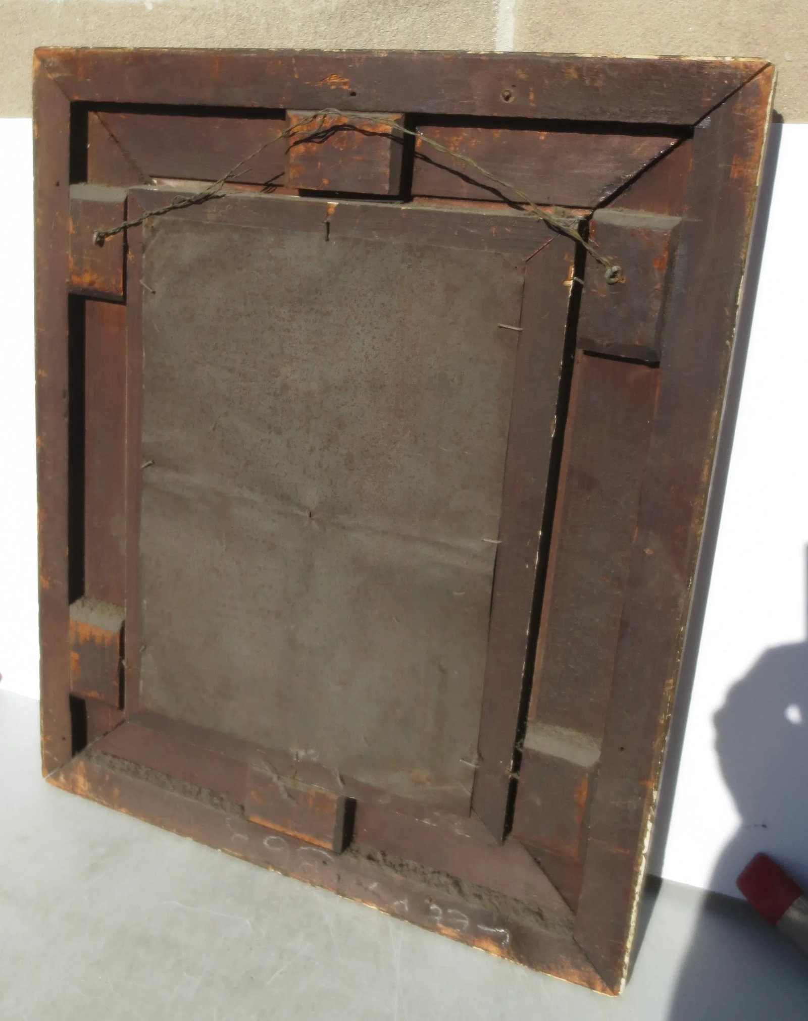 Antique Framed 17th Century Mexican Retablo - 5