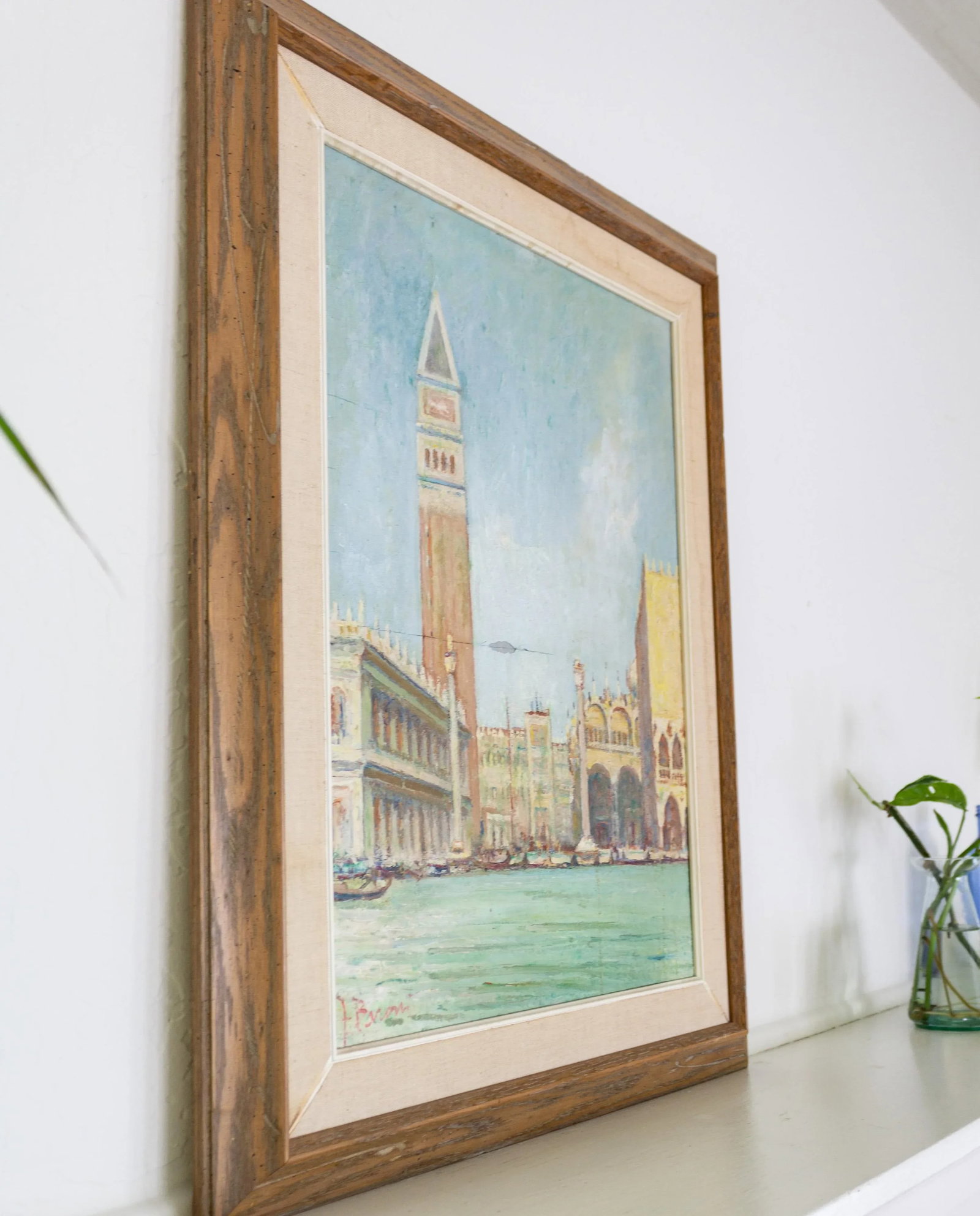 Venice Grand Canal Painting by Italian Artist Franco Baroni - 3