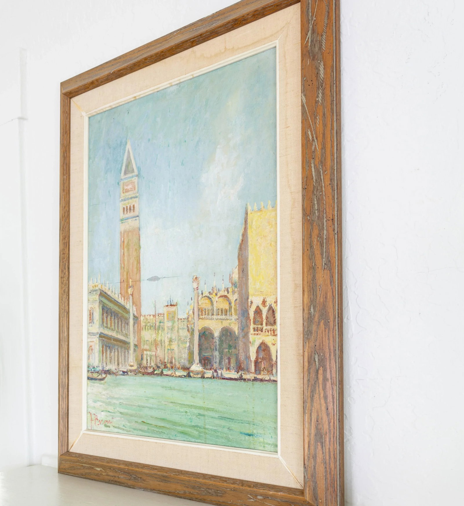 Venice Grand Canal Painting by Italian Artist Franco Baroni - 4