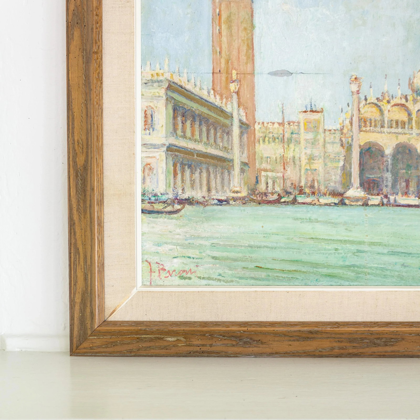 Venice Grand Canal Painting by Italian Artist Franco Baroni - 6