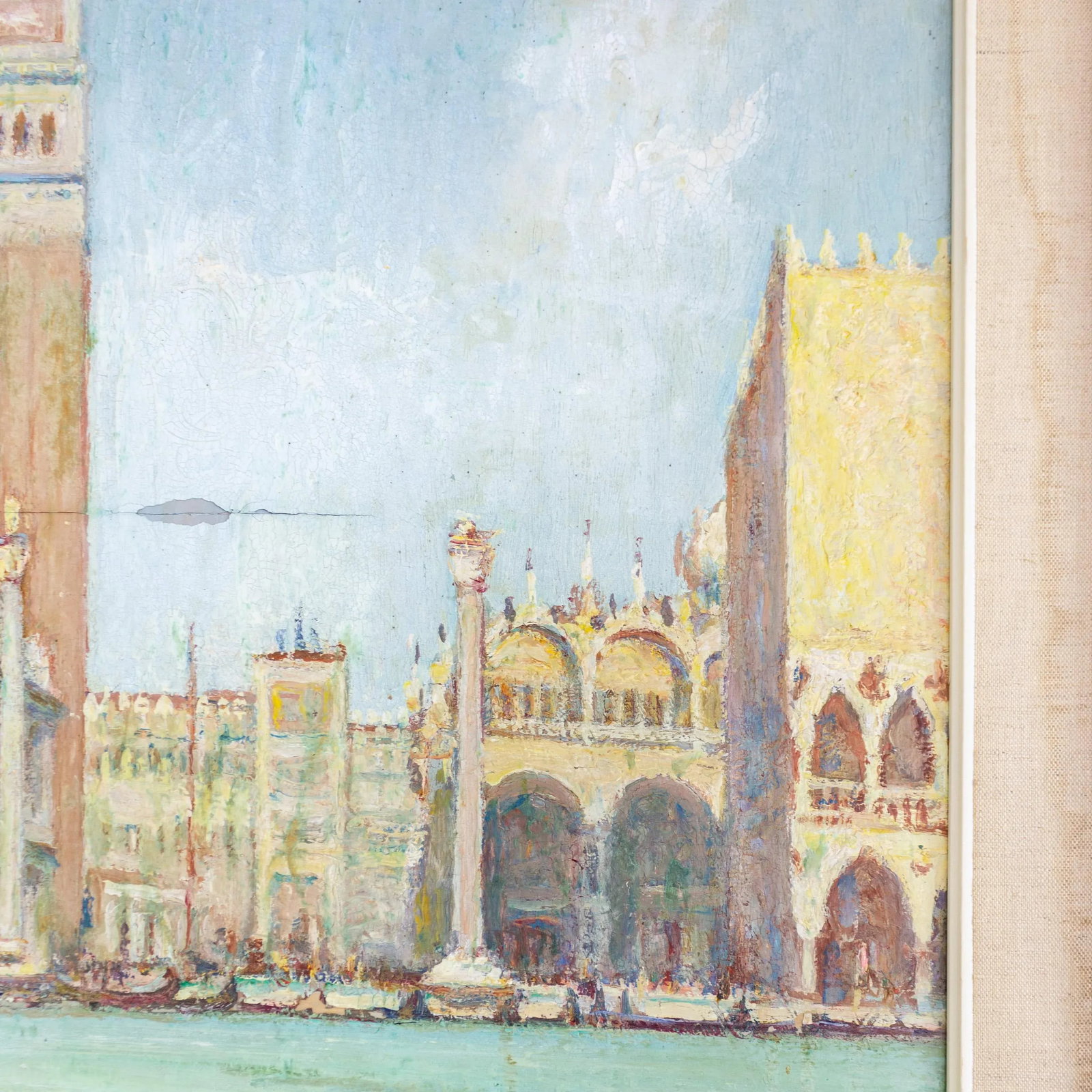 Venice Grand Canal Painting by Italian Artist Franco Baroni - 8