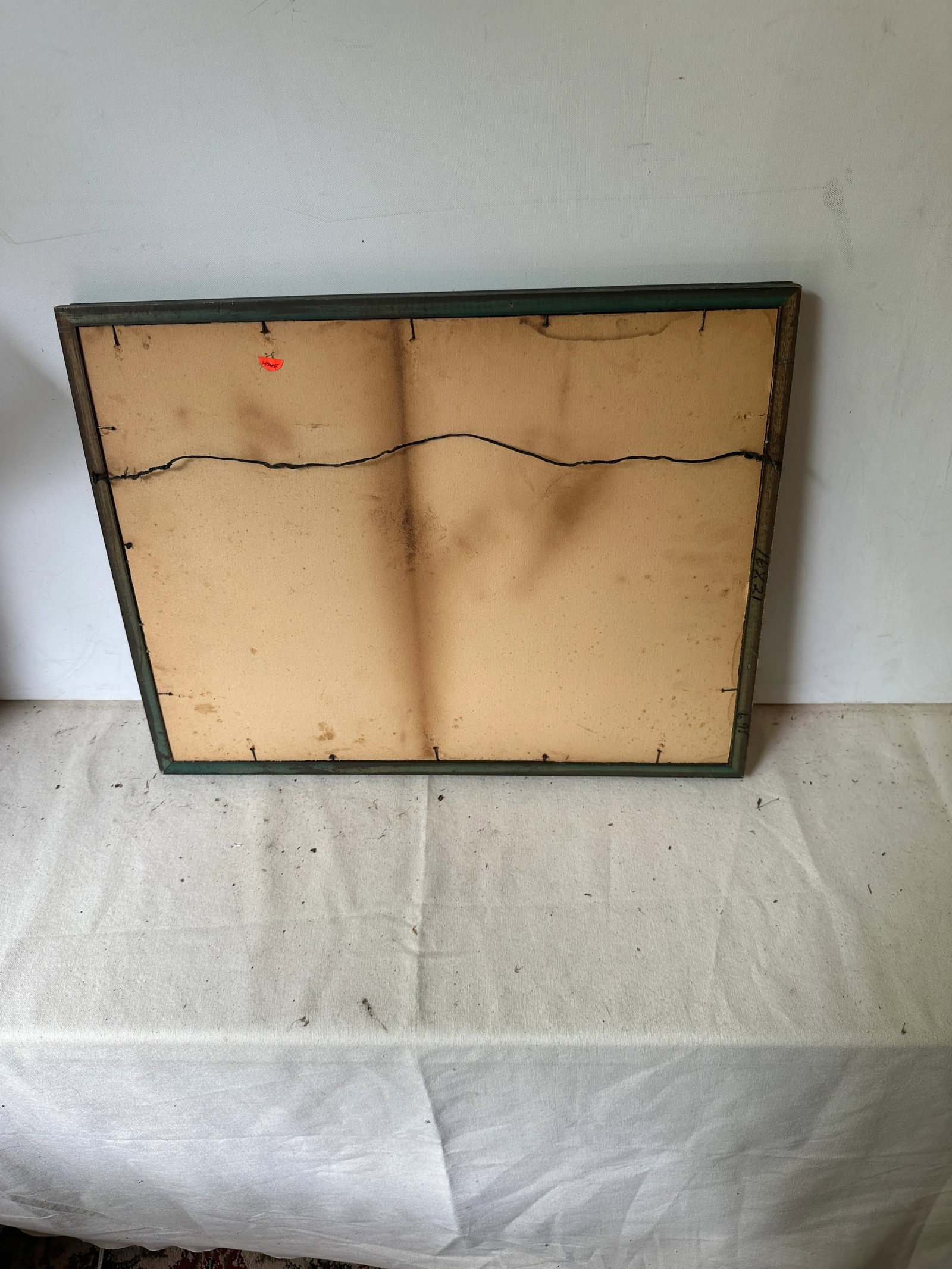 1970s Framed Print of Stone Bridge and Lake, Signed by Artist - 9