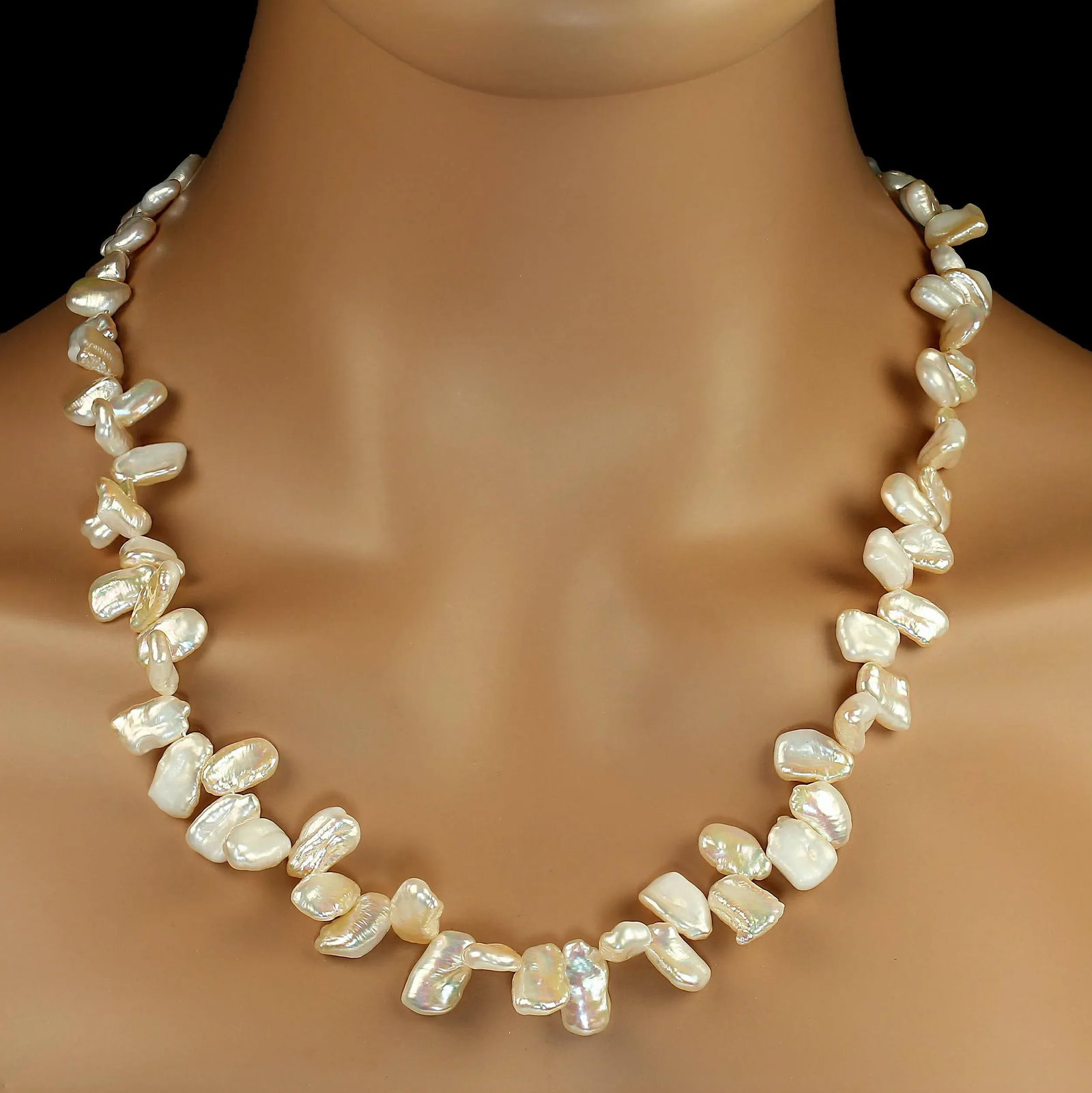 Ajd 27 Inch Peachy Pearl Necklace - 2