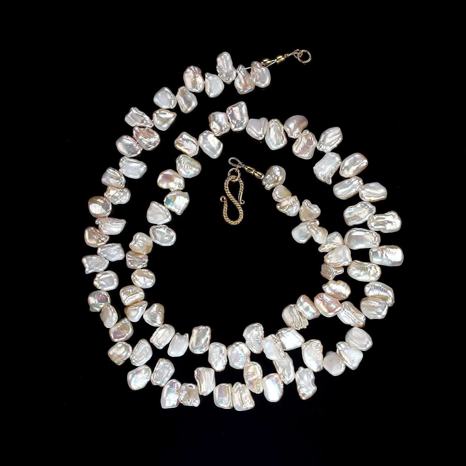 Ajd 27 Inch Peachy Pearl Necklace - 3