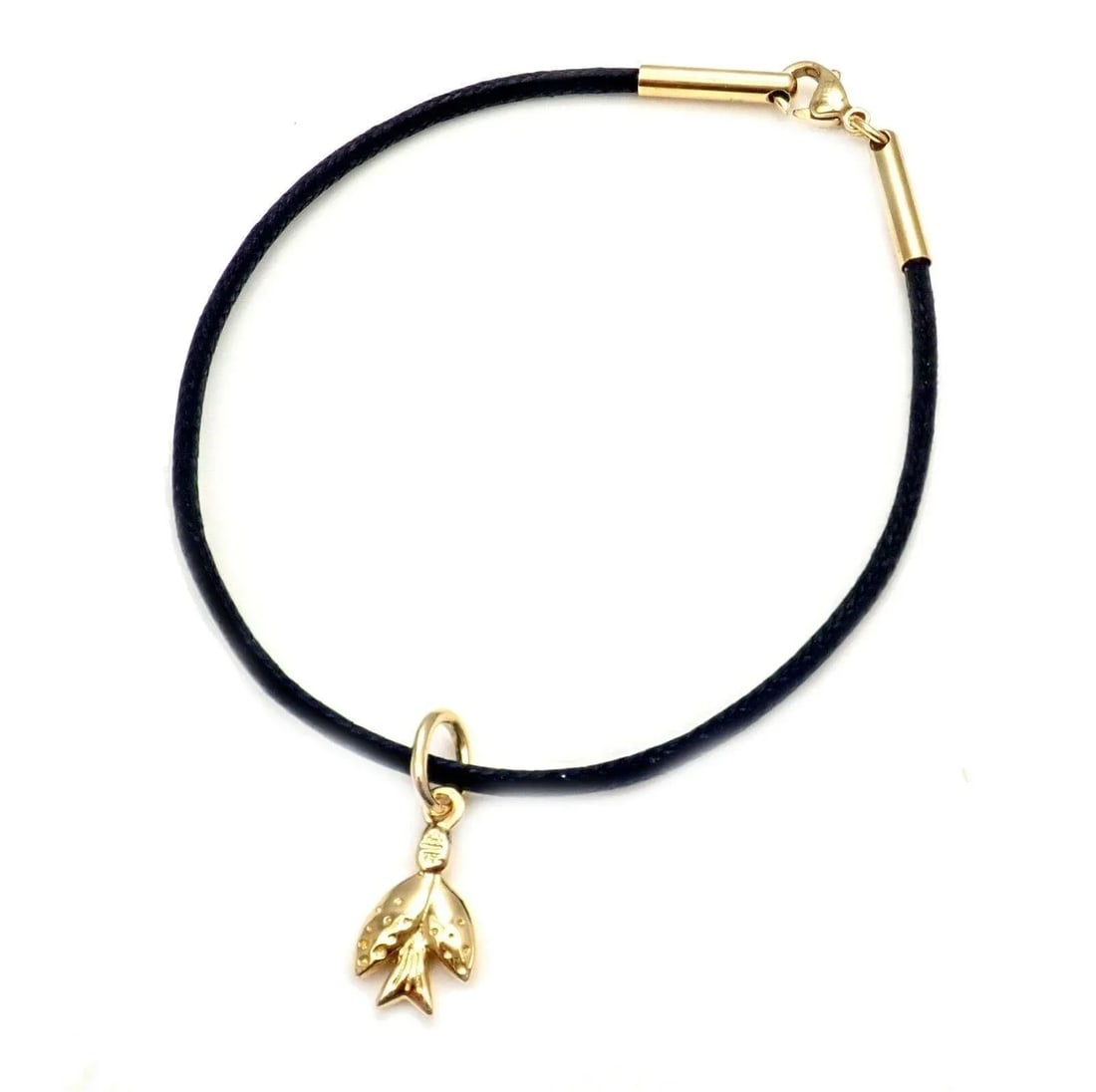 Temple St Clair 18k Flying Dove Charm Cord Bracelet - 3