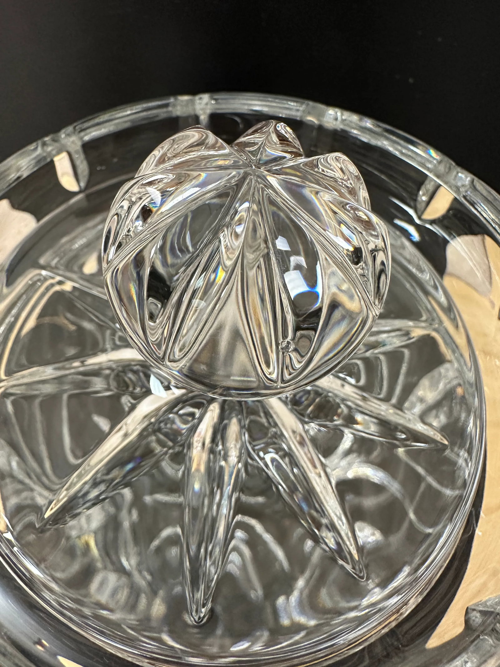 Canterbury Marquis Waterford Crystal Glass Biscuit Jar - 3